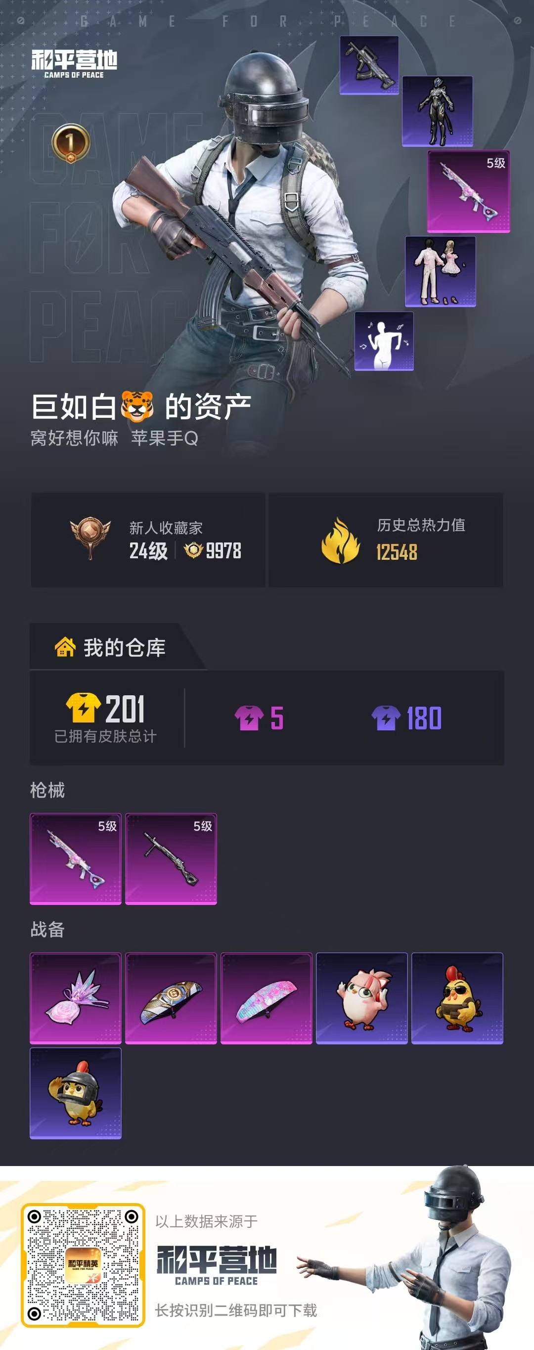 HPSJ479151和平精英账号详情图3