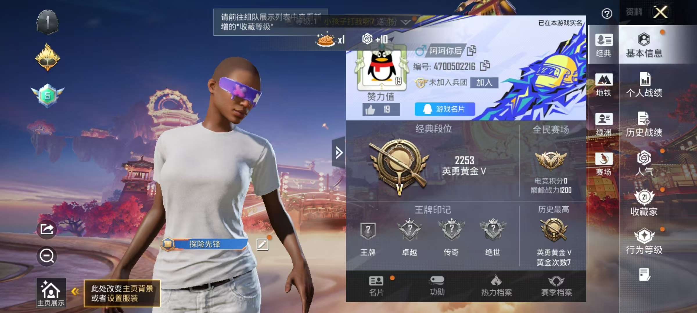 HPSJ479143和平精英账号详情图2