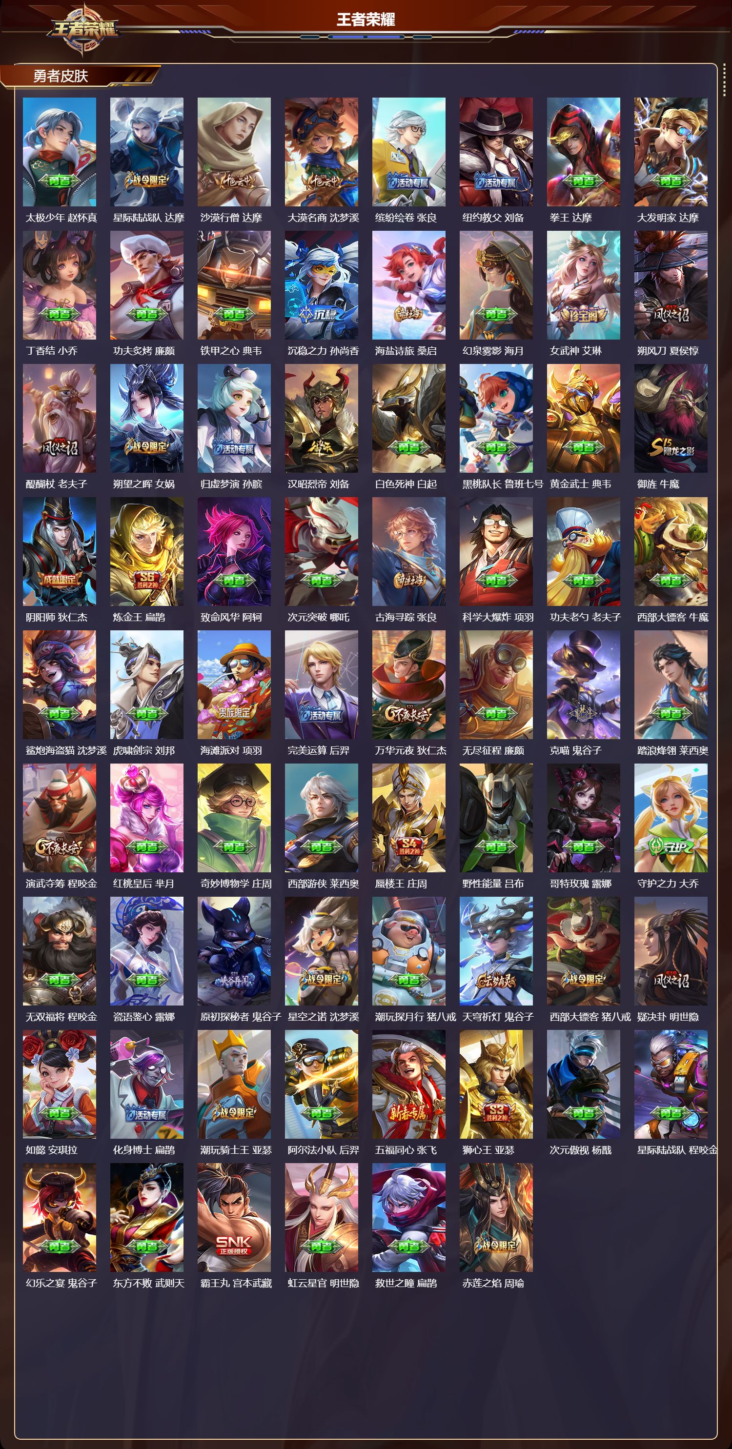 WZQM4148726王者荣耀账号详情图5