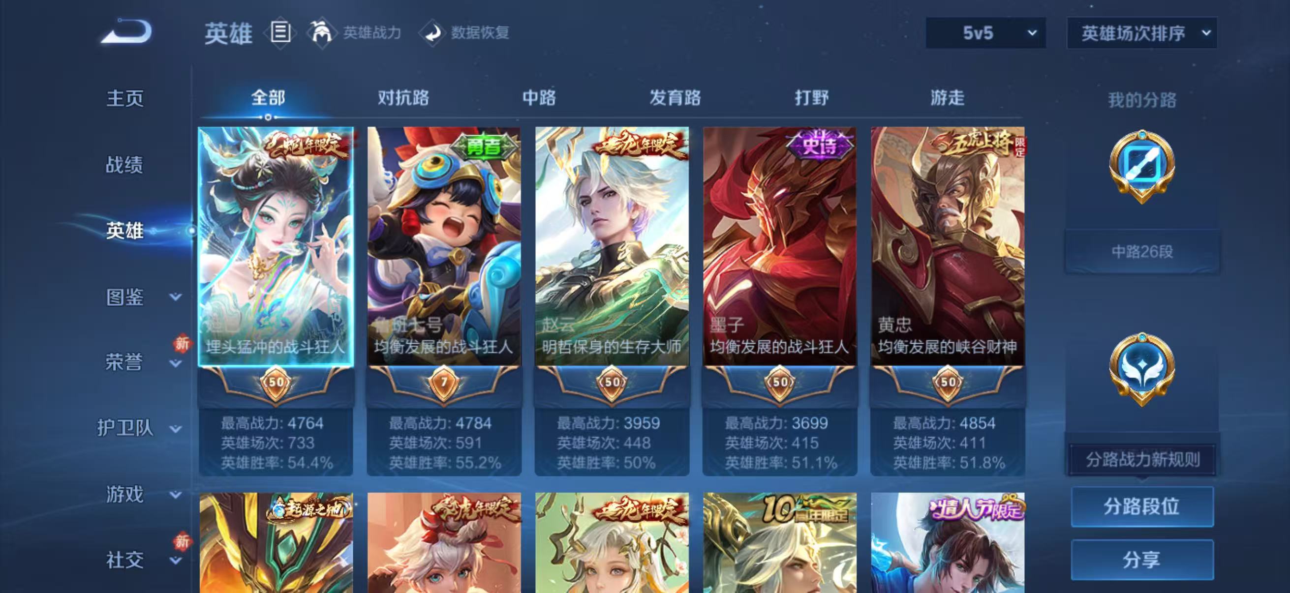 WZCMW4146677王者荣耀账号详情图5