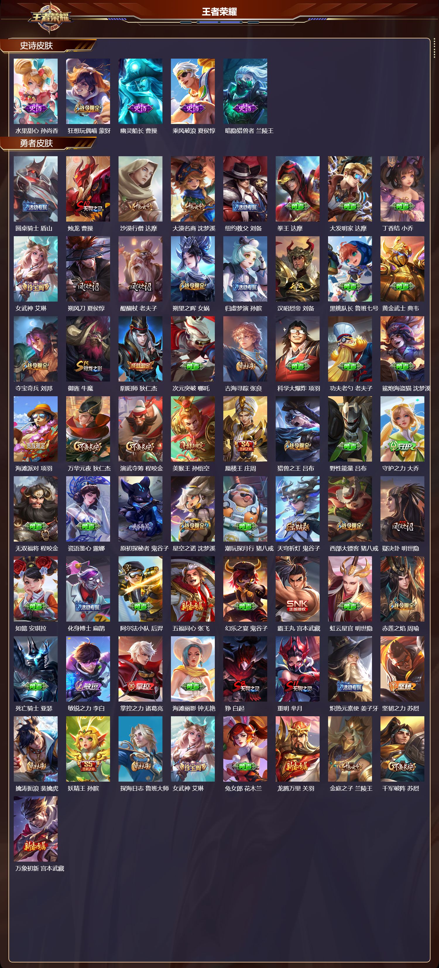 WZQM4159945王者荣耀账号详情图4