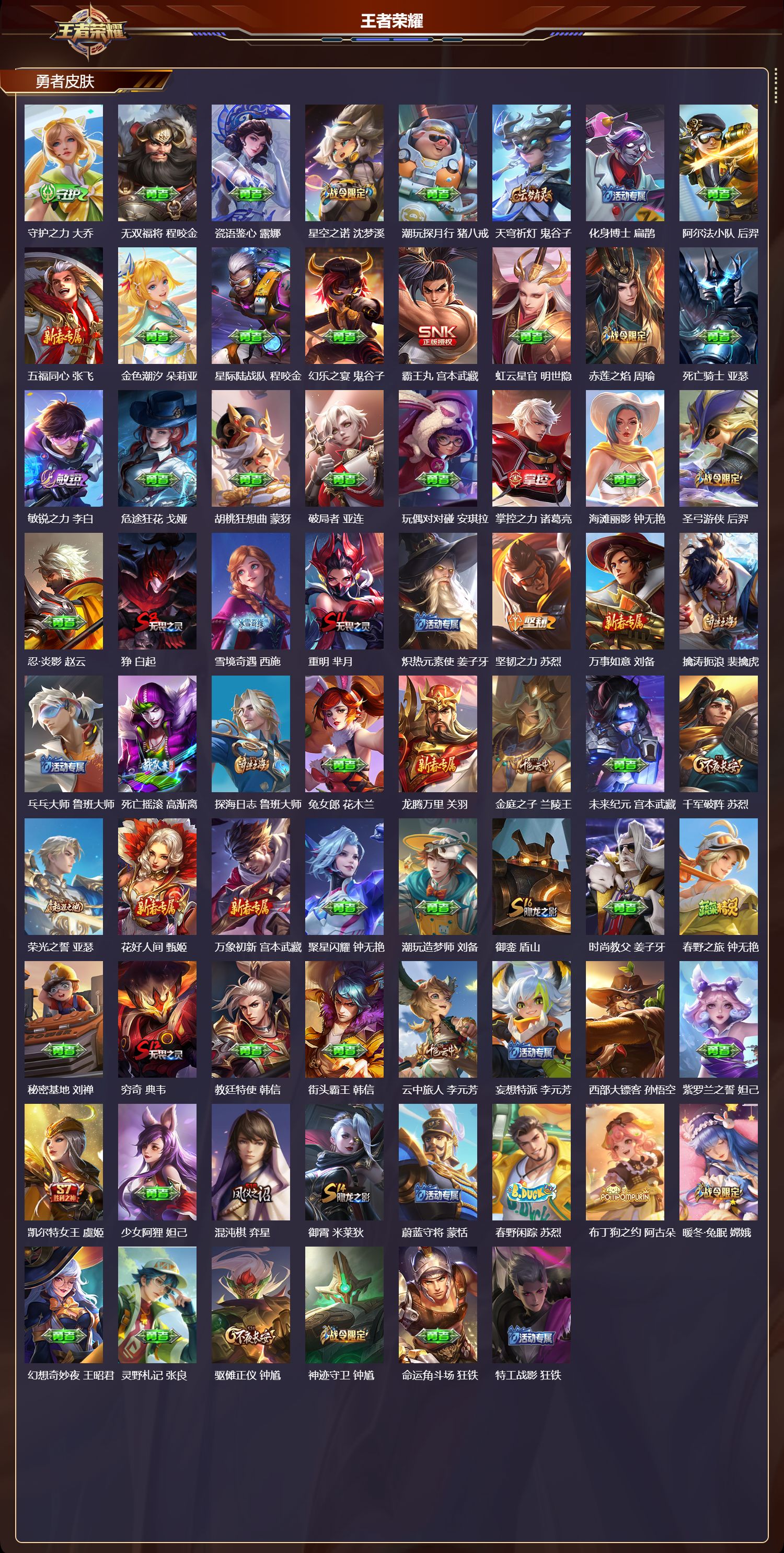 WZCMW4146540王者荣耀账号详情图9