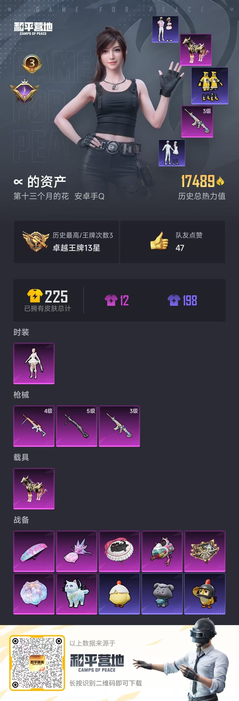 HPSJ479351和平精英账号详情图2