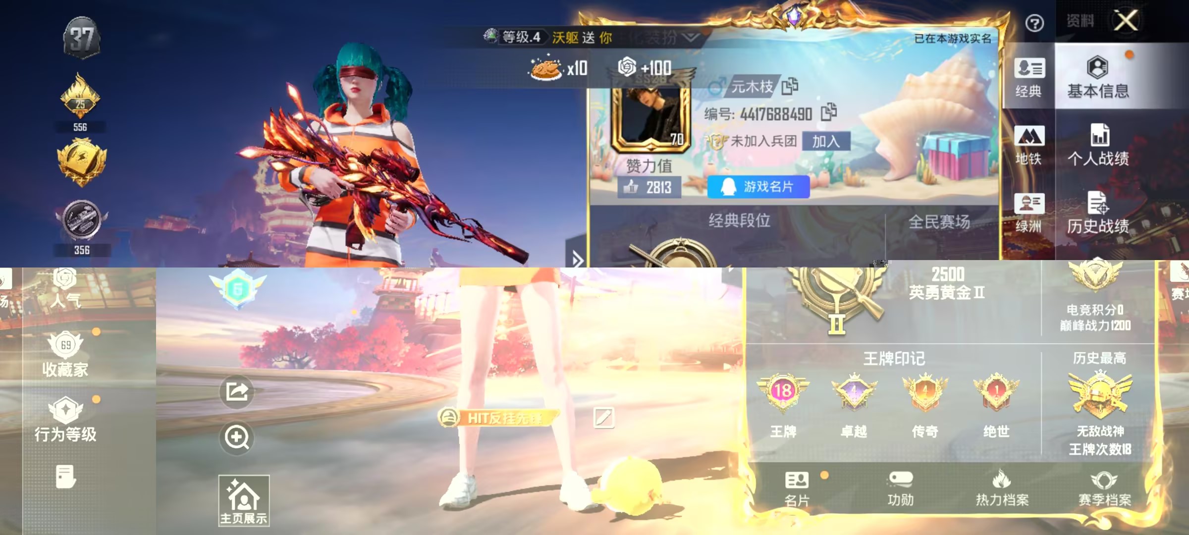 HPSJ479354和平精英账号详情图3