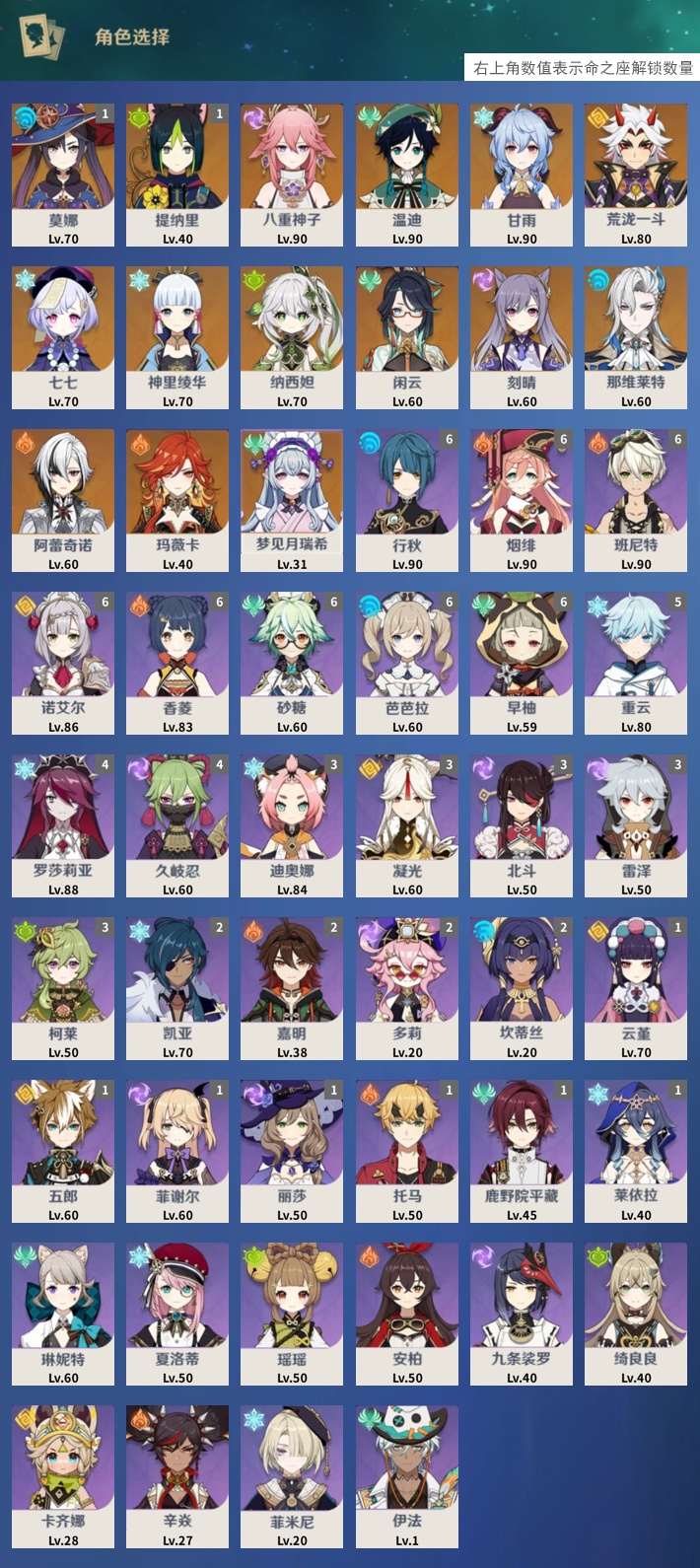 YSMK41967原神账号详情图3