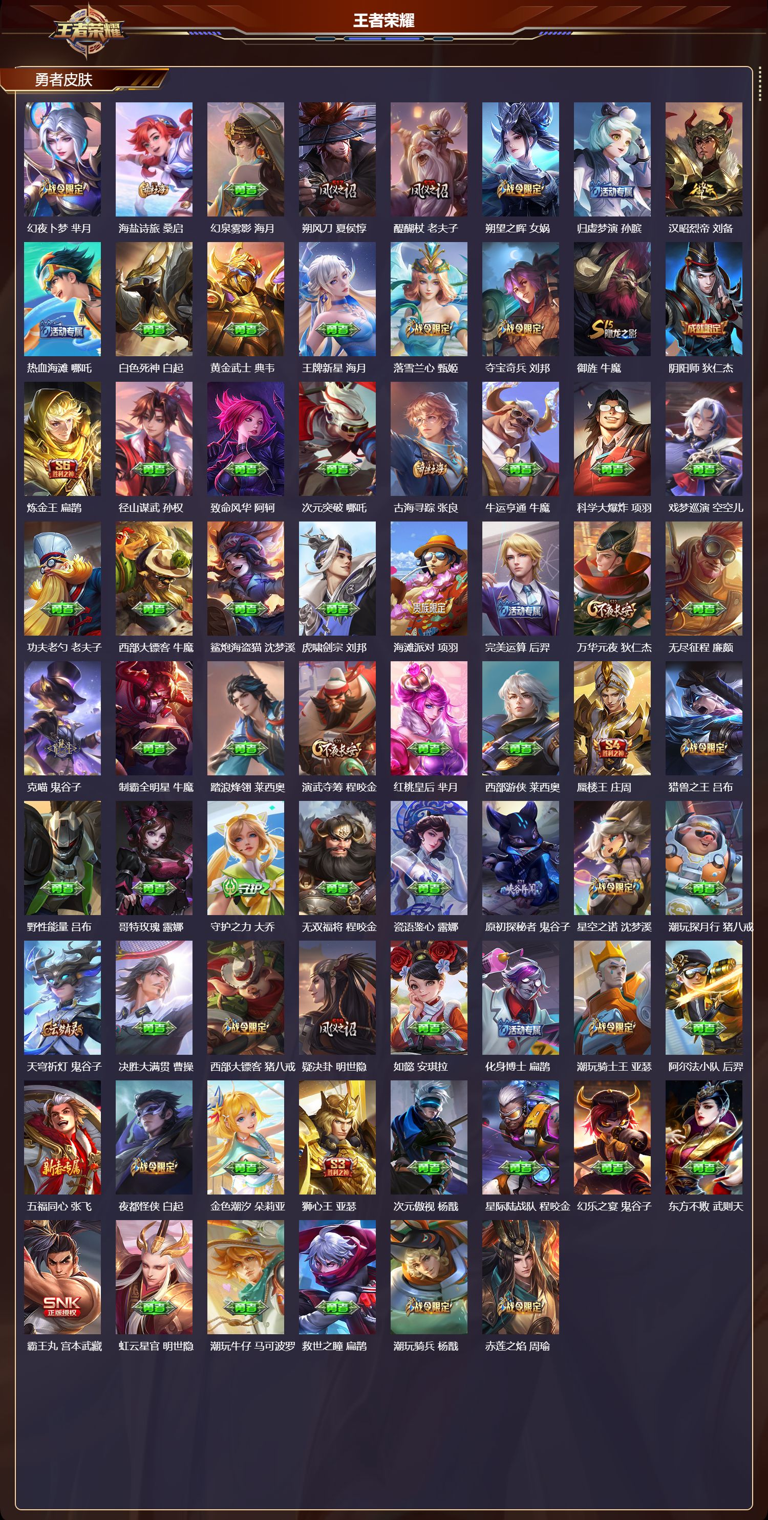 WZCMW4145746王者荣耀账号详情图10