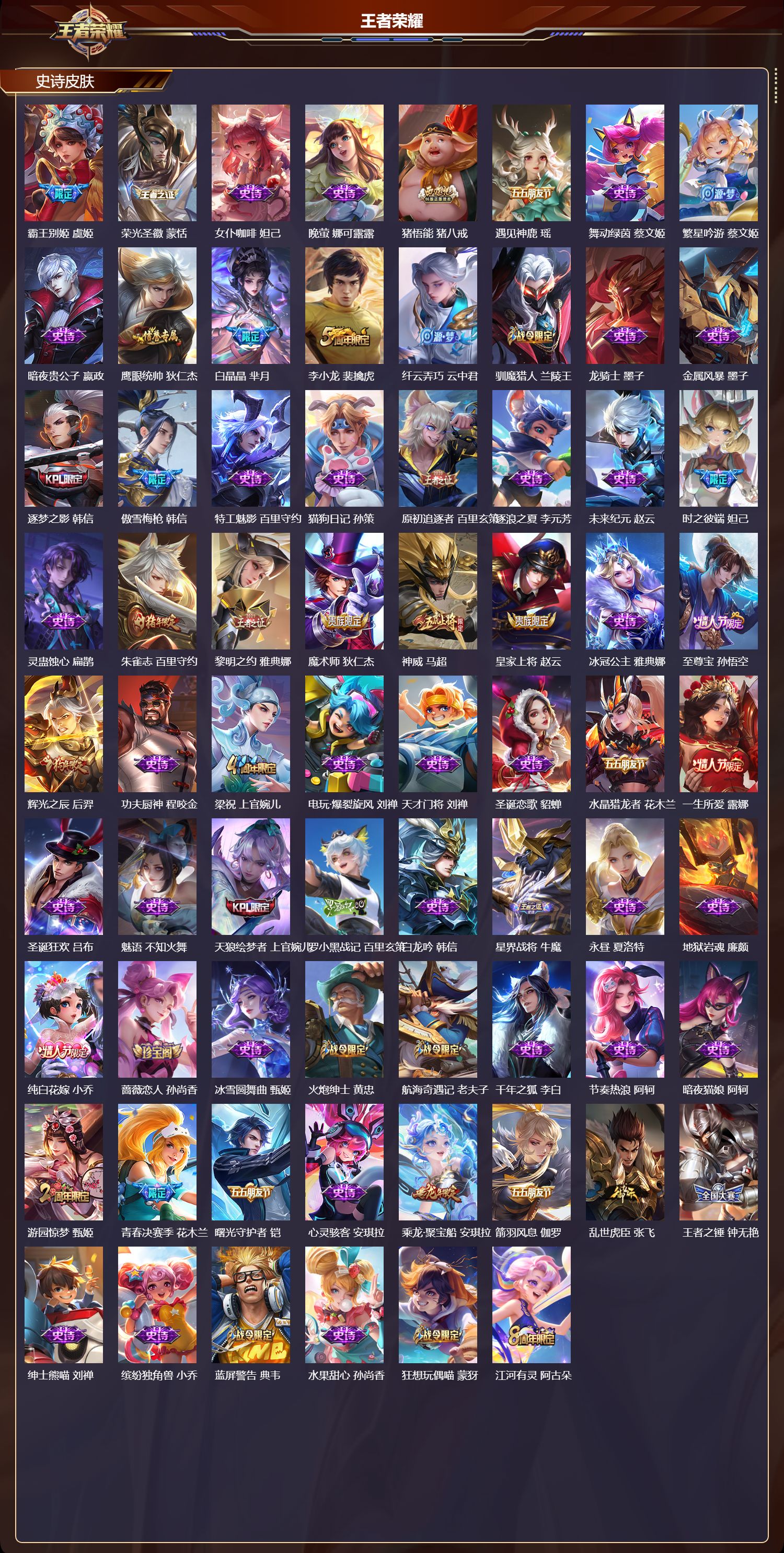 WZQM4148735王者荣耀账号详情图4