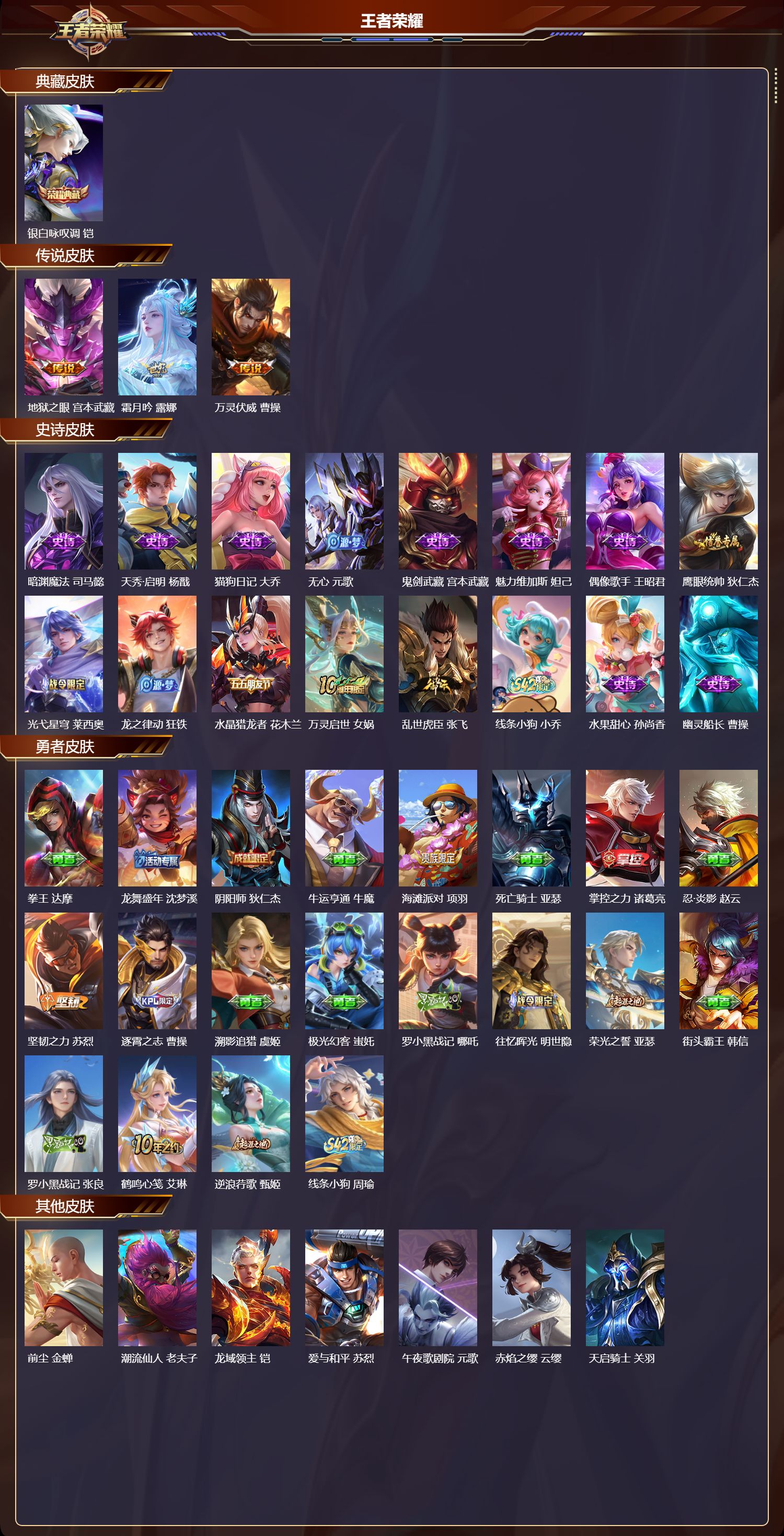 WZMK4151715王者荣耀账号详情图2 WZMK4151715王者荣耀账号详情图2