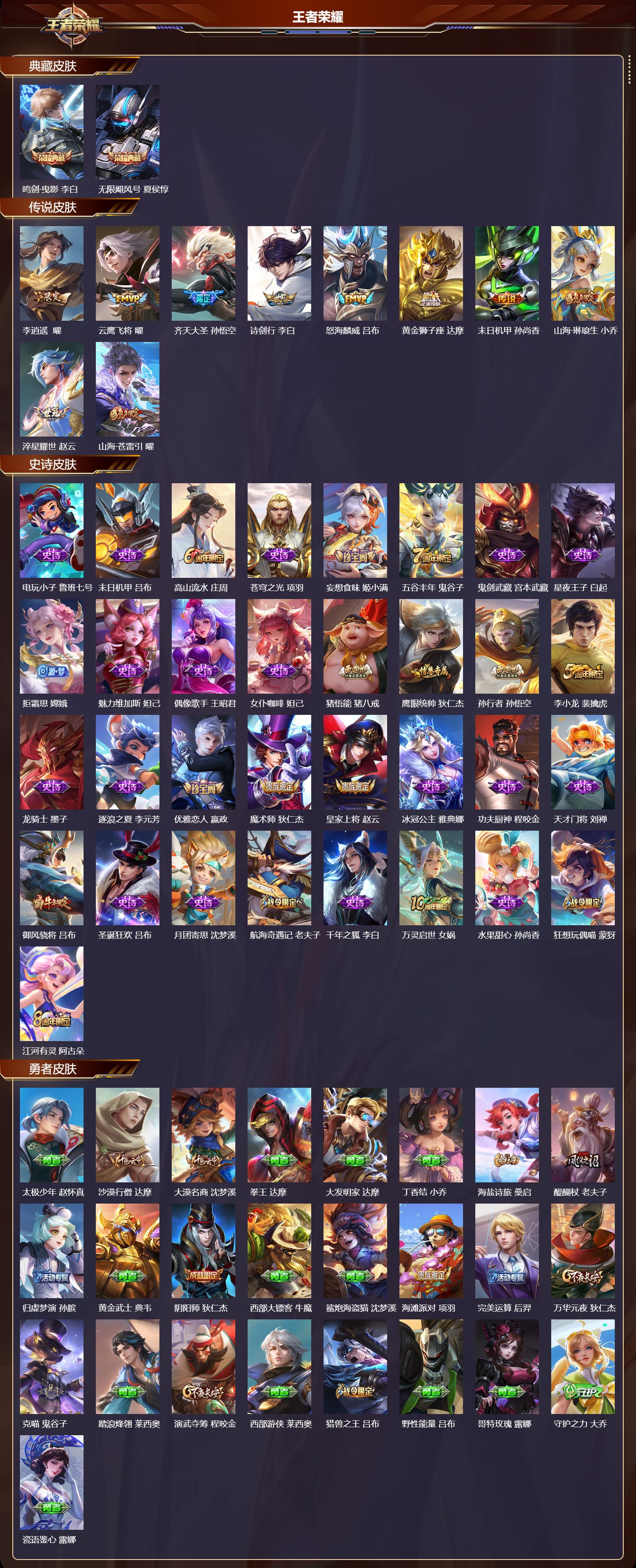 WZQM4148738王者荣耀账号详情图3