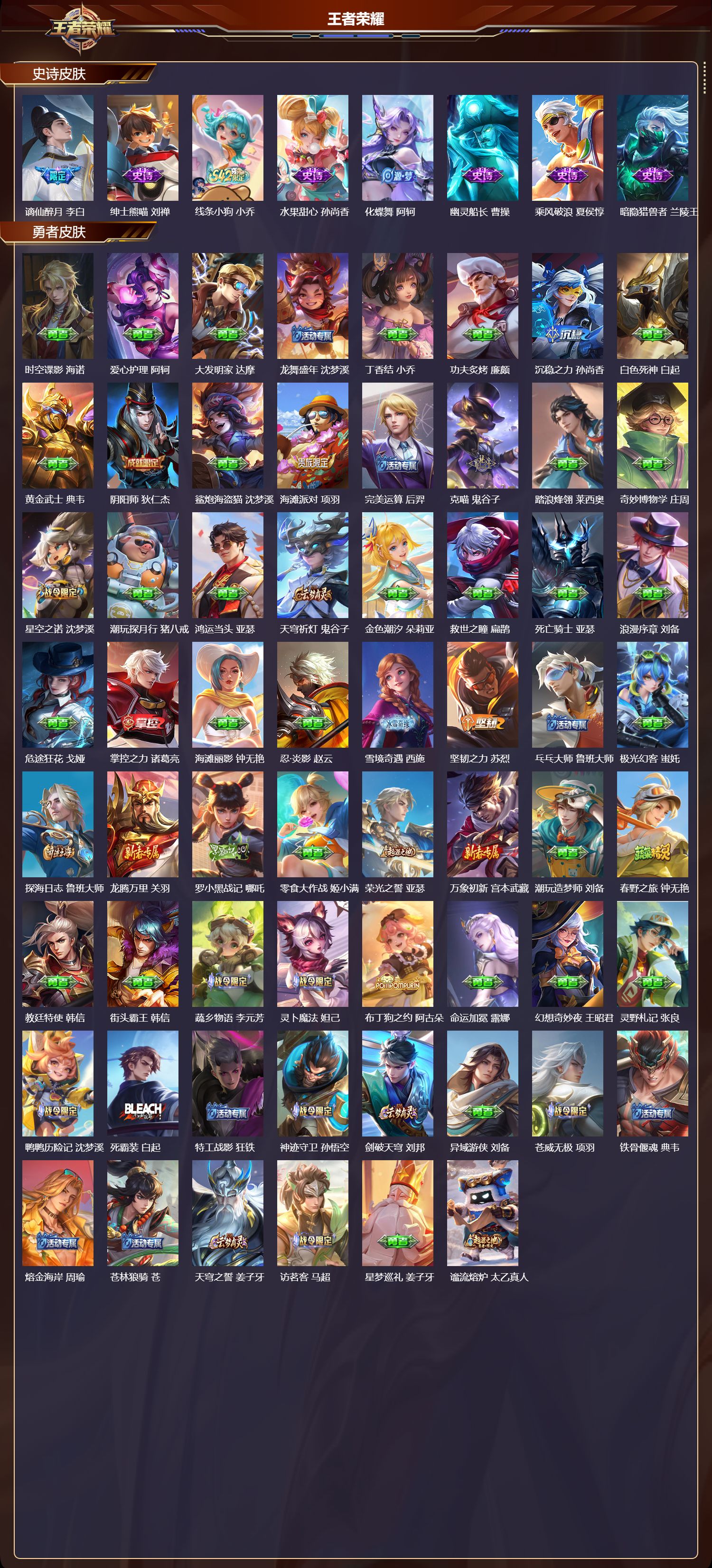 WZQM4159947王者荣耀账号详情图4