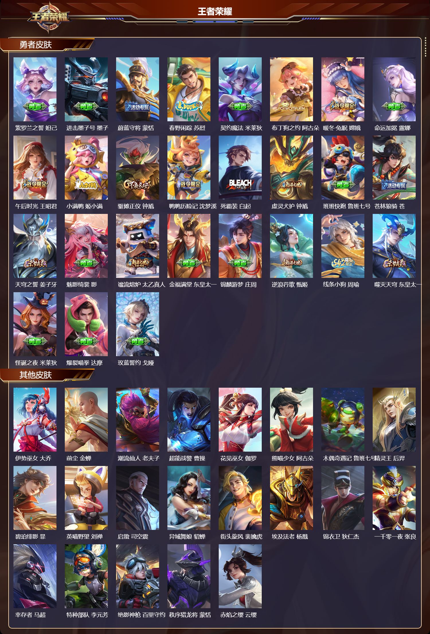 WZMK4151706王者荣耀账号详情图4