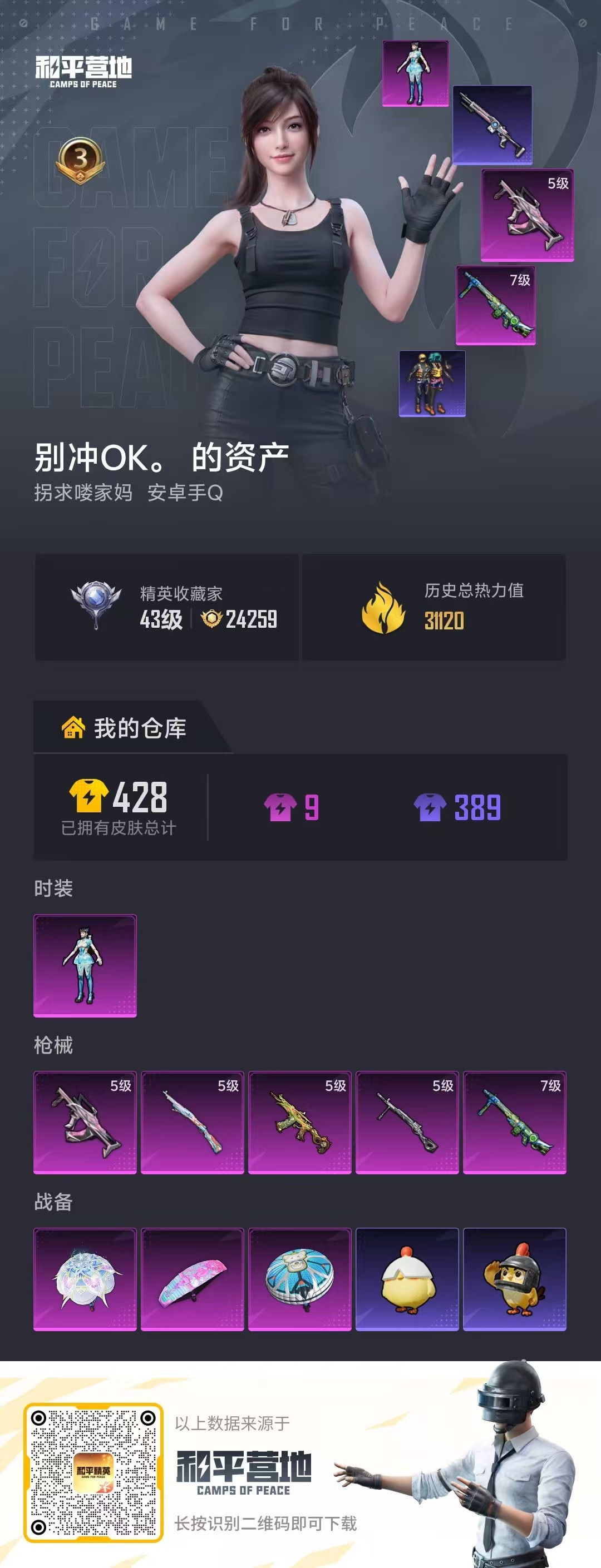 HPSJ479482和平精英账号详情图2