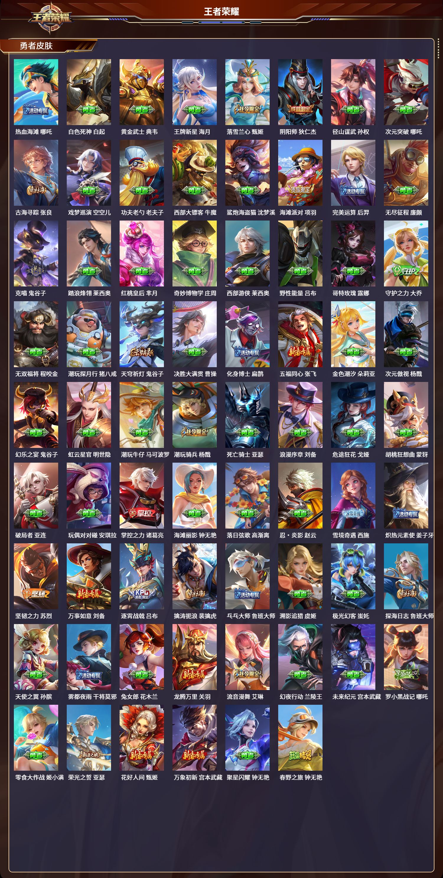 WZLX4222238王者荣耀账号详情图5 WZLX4222238王者荣耀账号详情图5