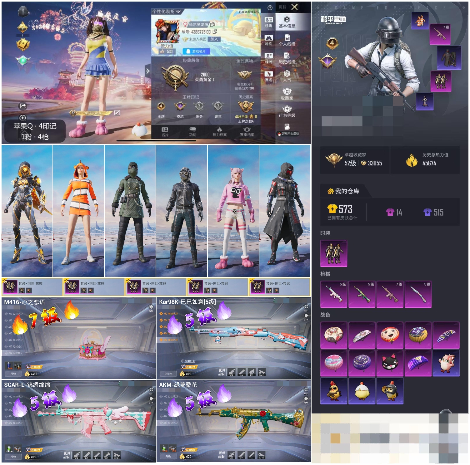 HPSJ479153和平精英账号详情图4