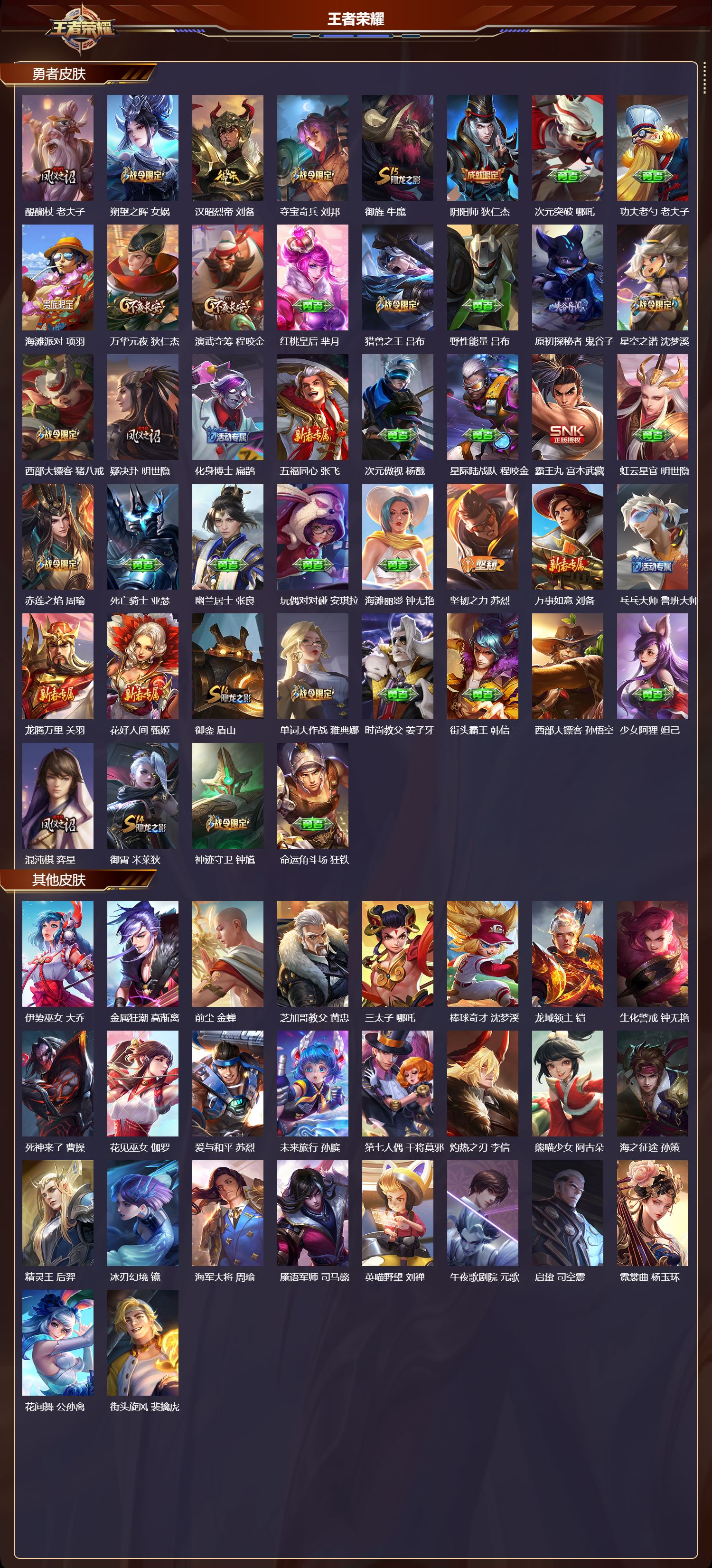 WZQM4148727王者荣耀账号详情图4