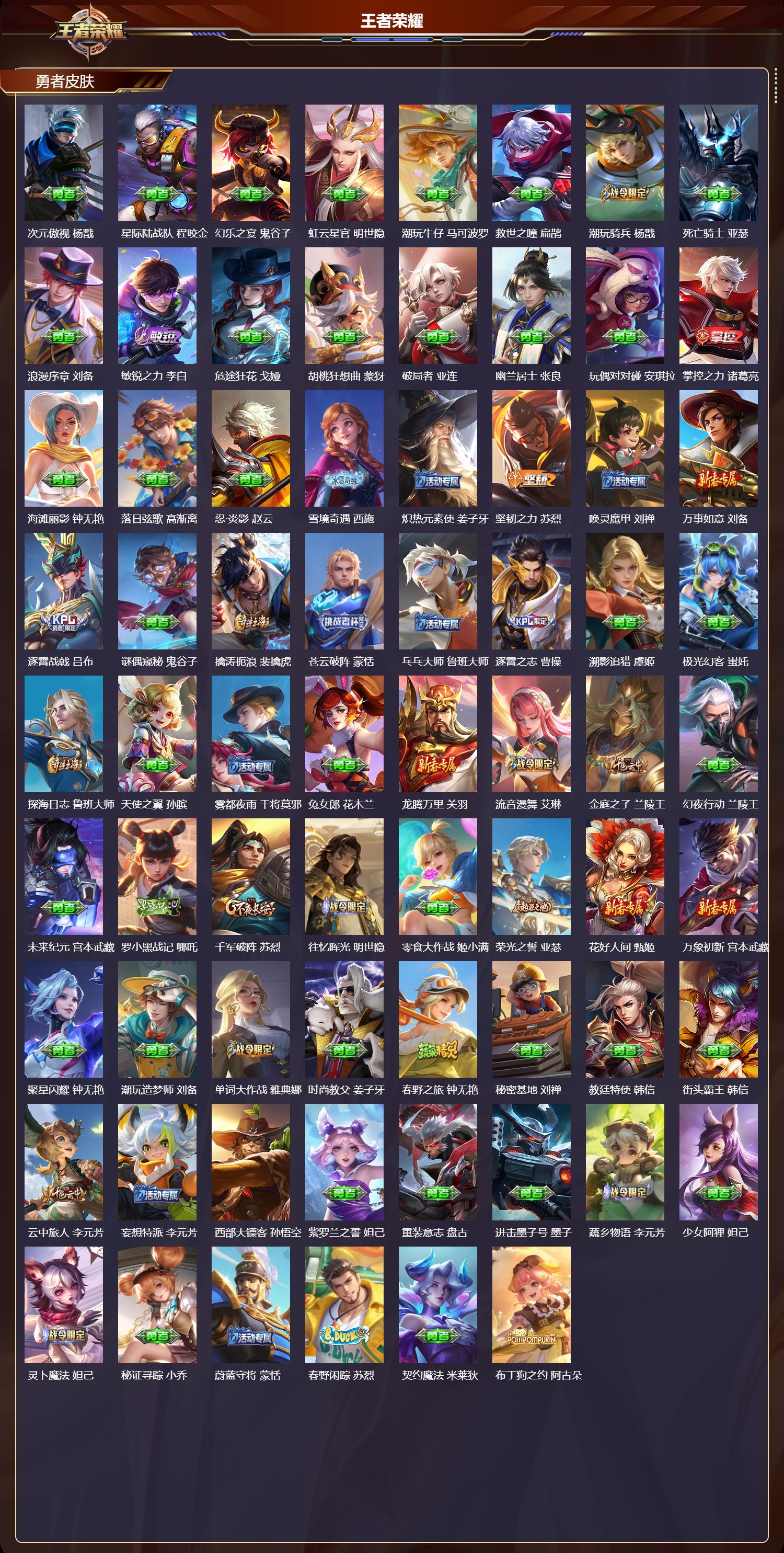 WZCMW4151896王者荣耀账号详情图5