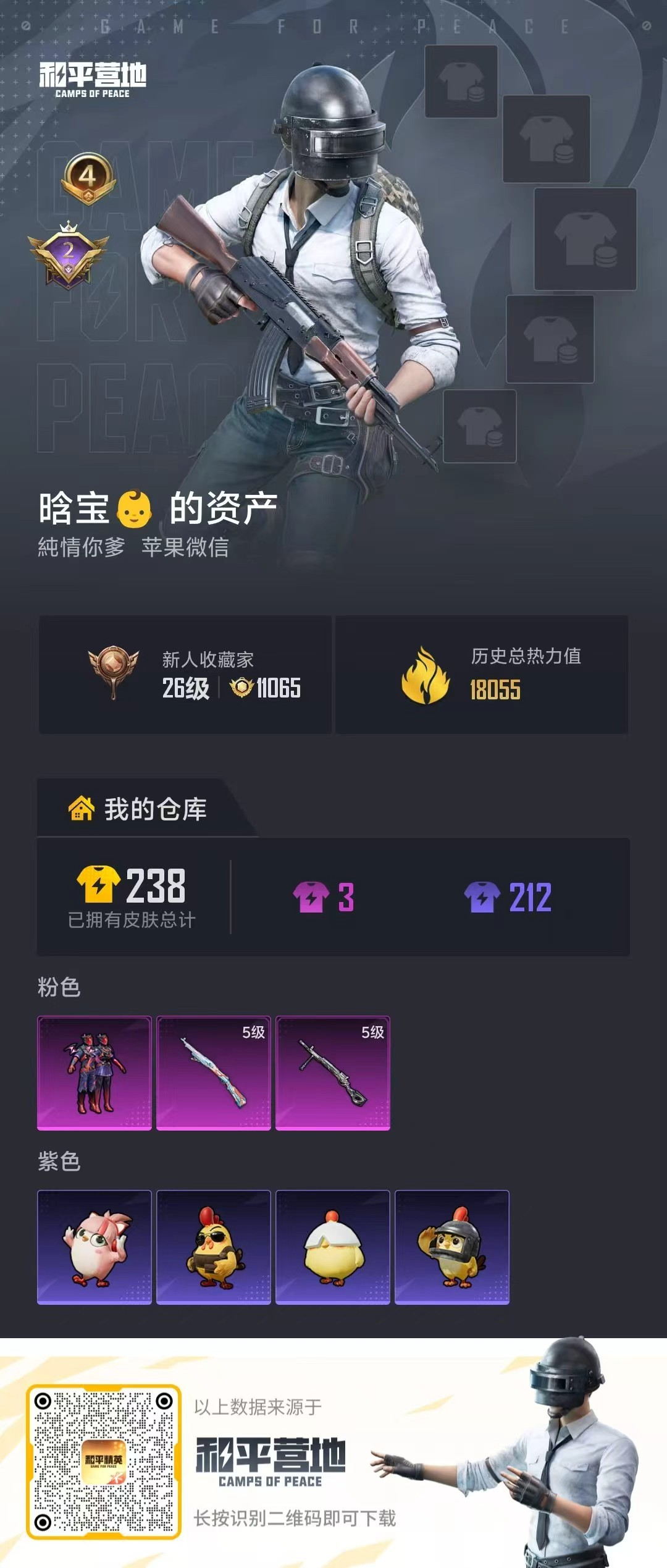 HPSJ479086和平精英账号详情图3