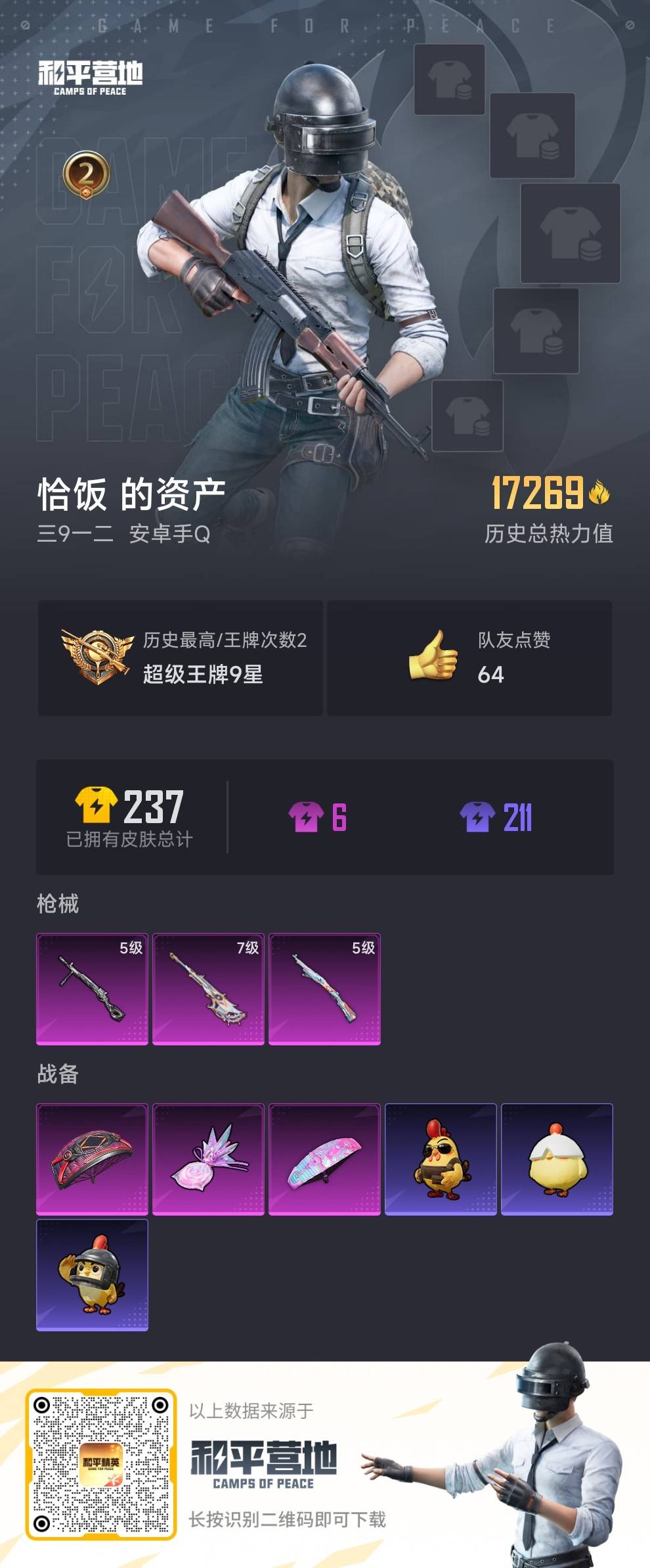 HPSJ480571和平精英账号详情图14 HPSJ480571和平精英账号详情图14