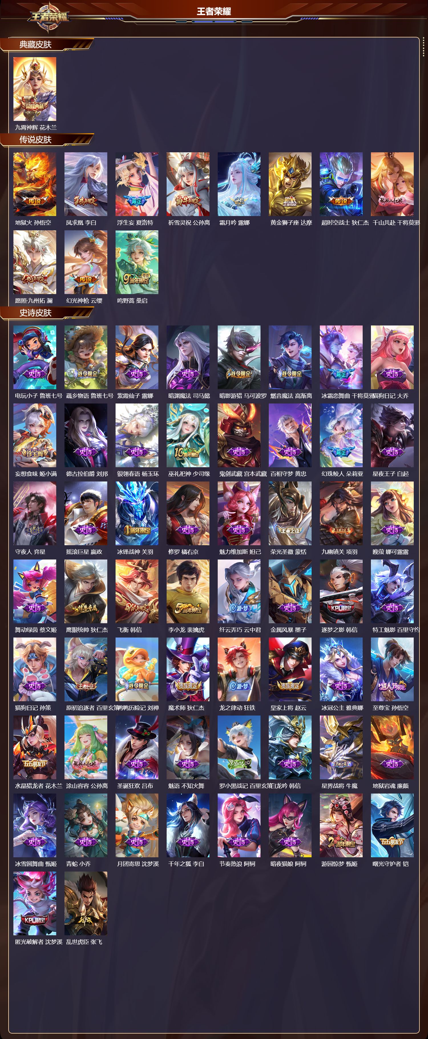 WZQM4151143王者荣耀账号详情图3