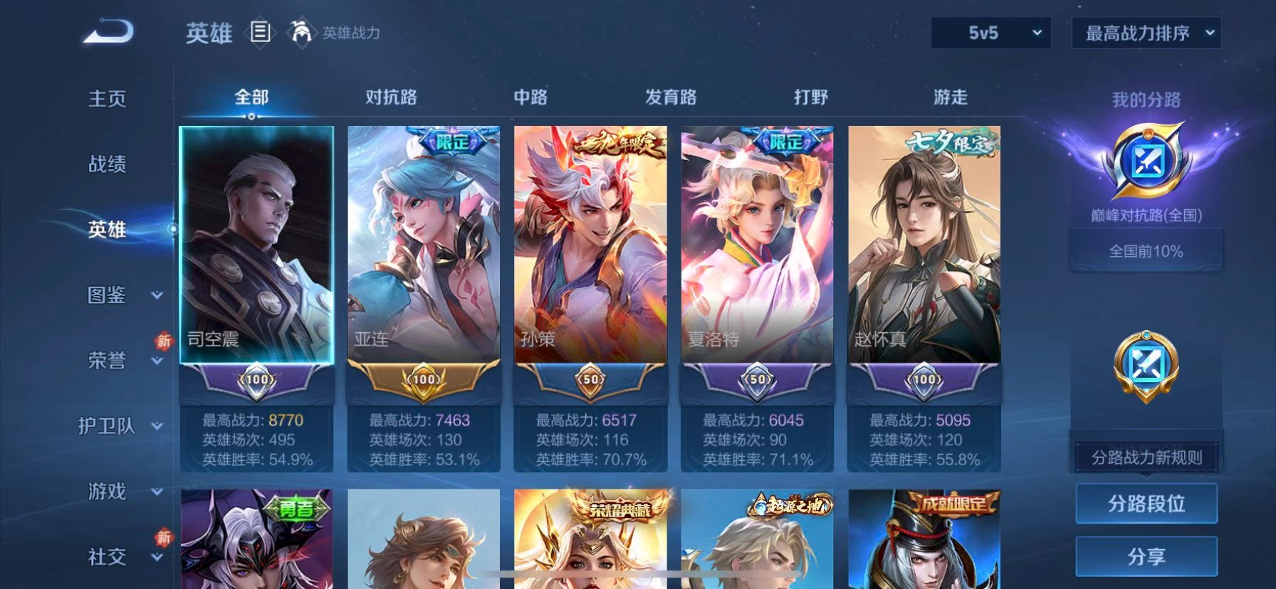 WZCMW4149419王者荣耀账号详情图4