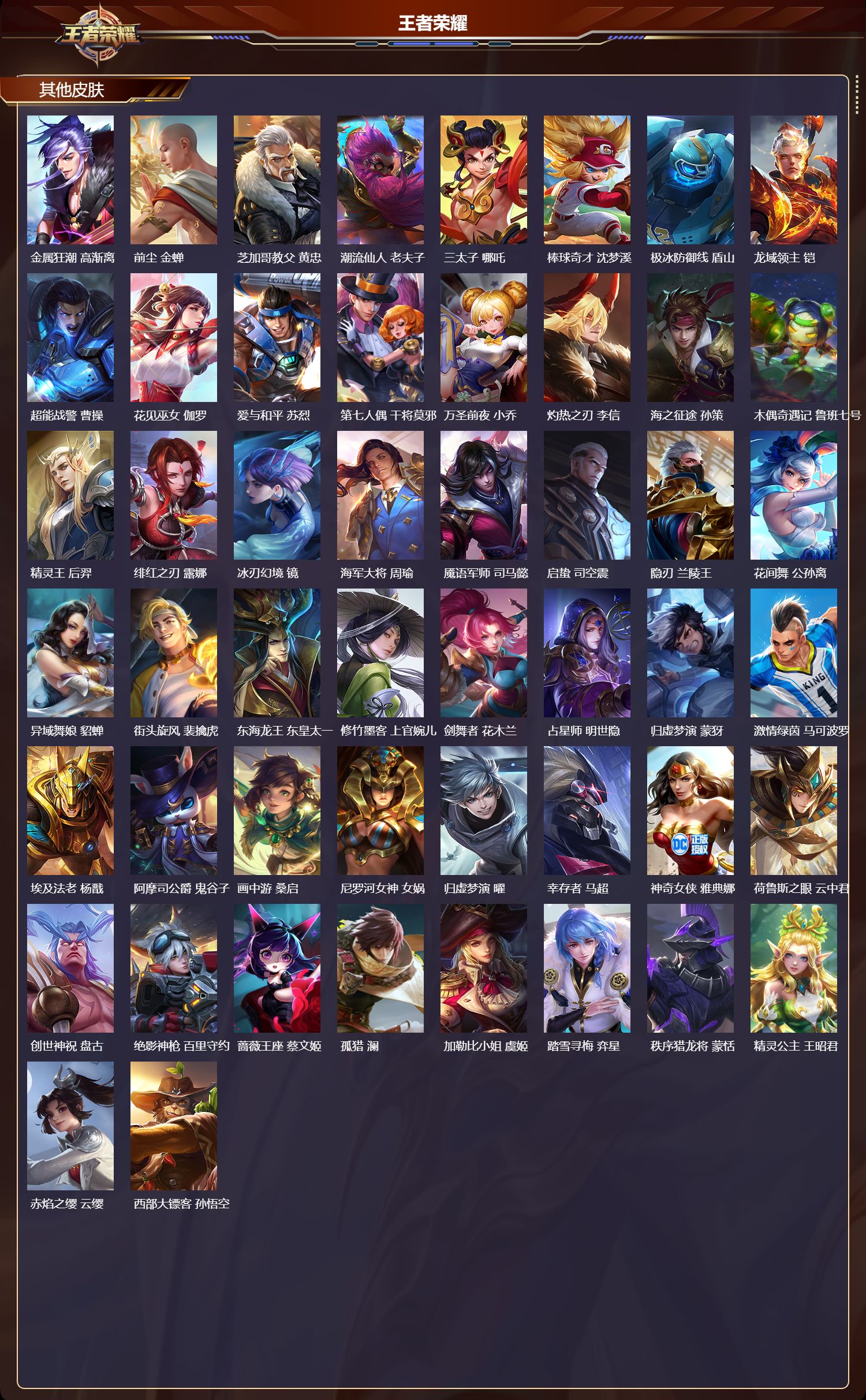 WZQM4160172王者荣耀账号详情图6