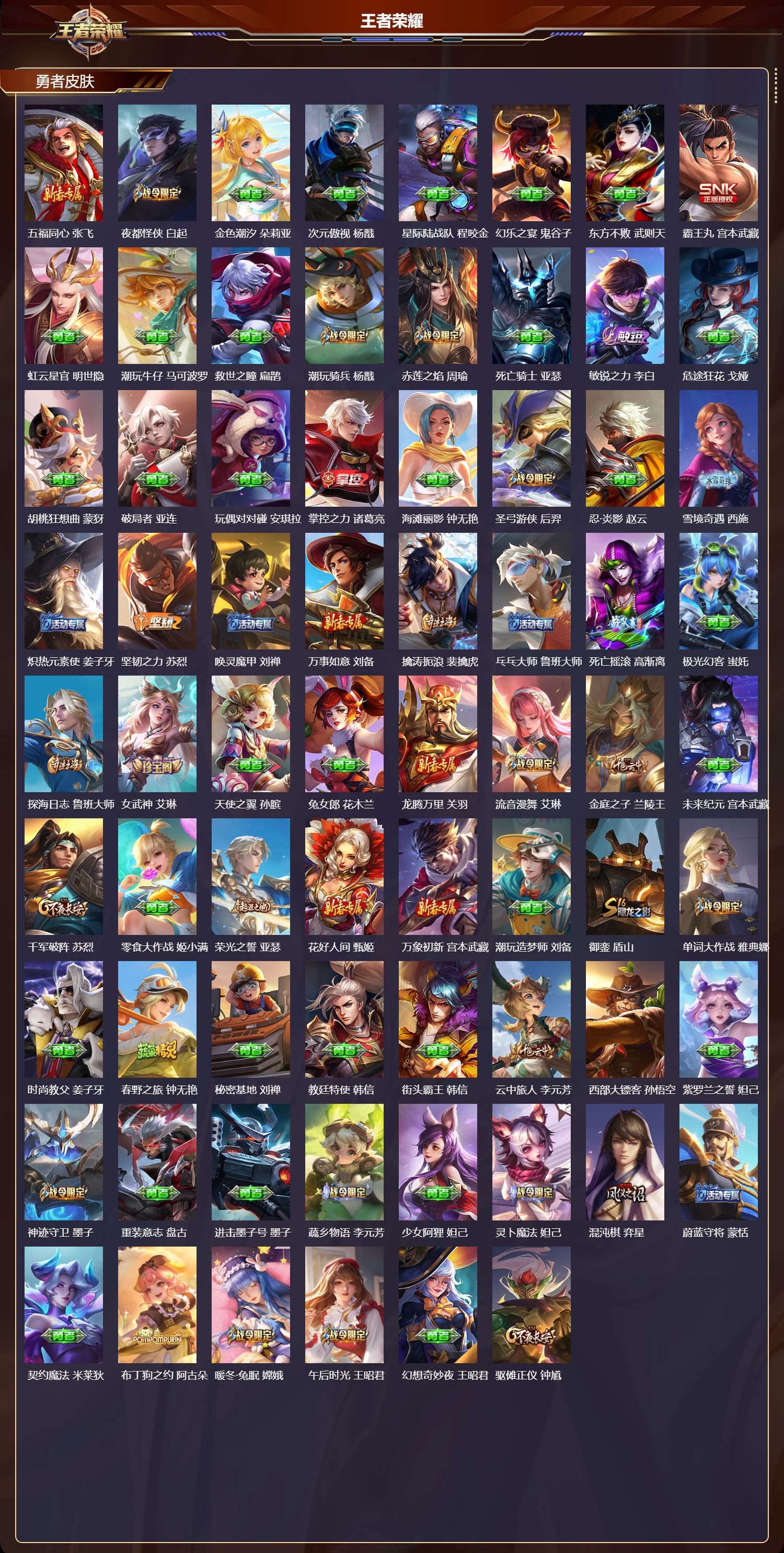 WZMK4151740王者荣耀账号详情图7