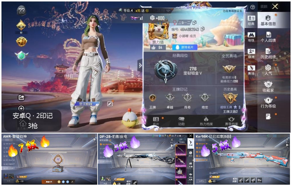 HPSJ480571和平精英账号详情图4 HPSJ480571和平精英账号详情图4