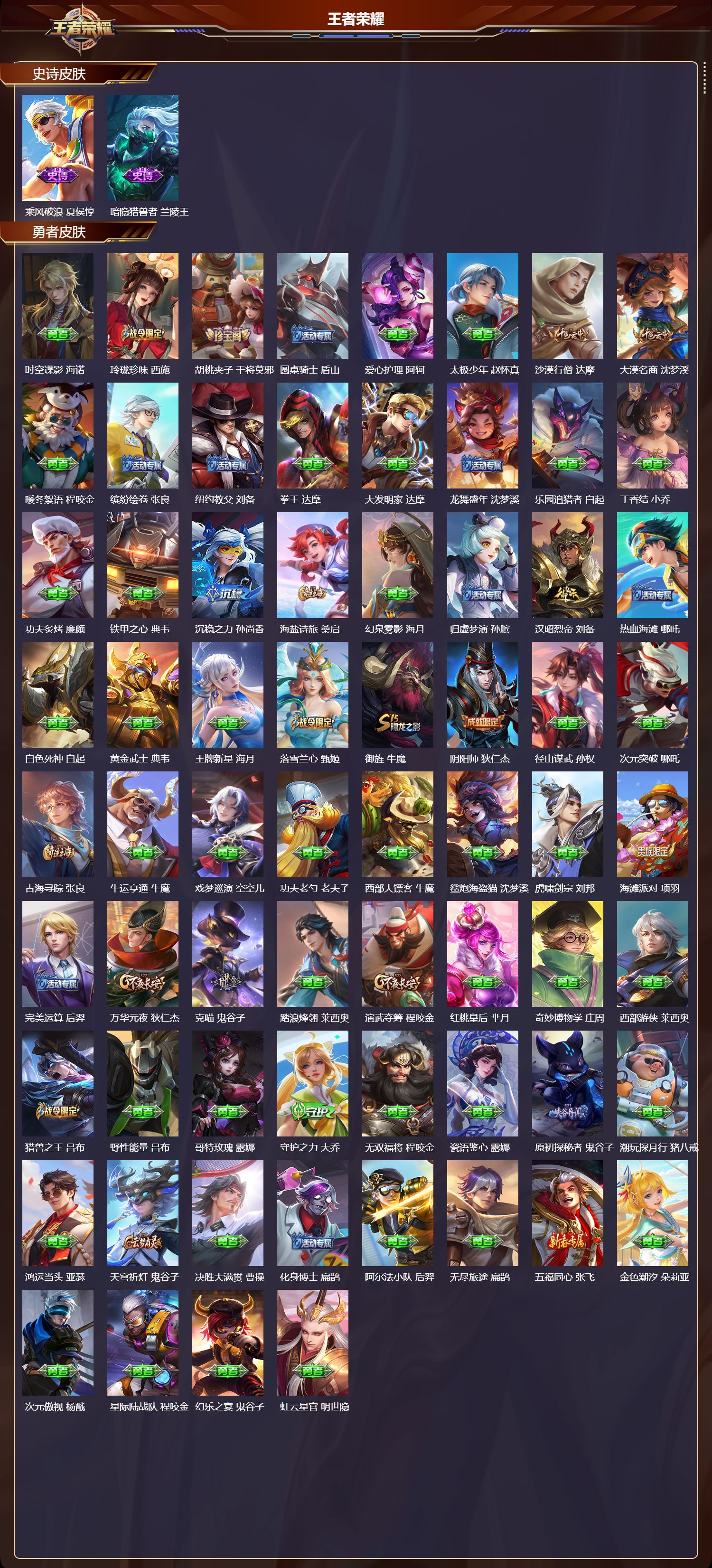 WZMK4151745王者荣耀账号详情图4