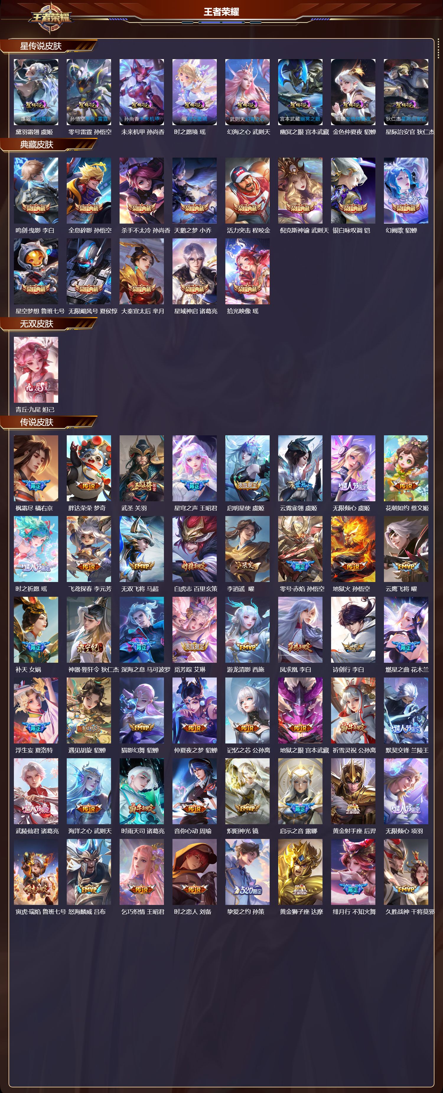 WZMK4151740王者荣耀账号详情图2