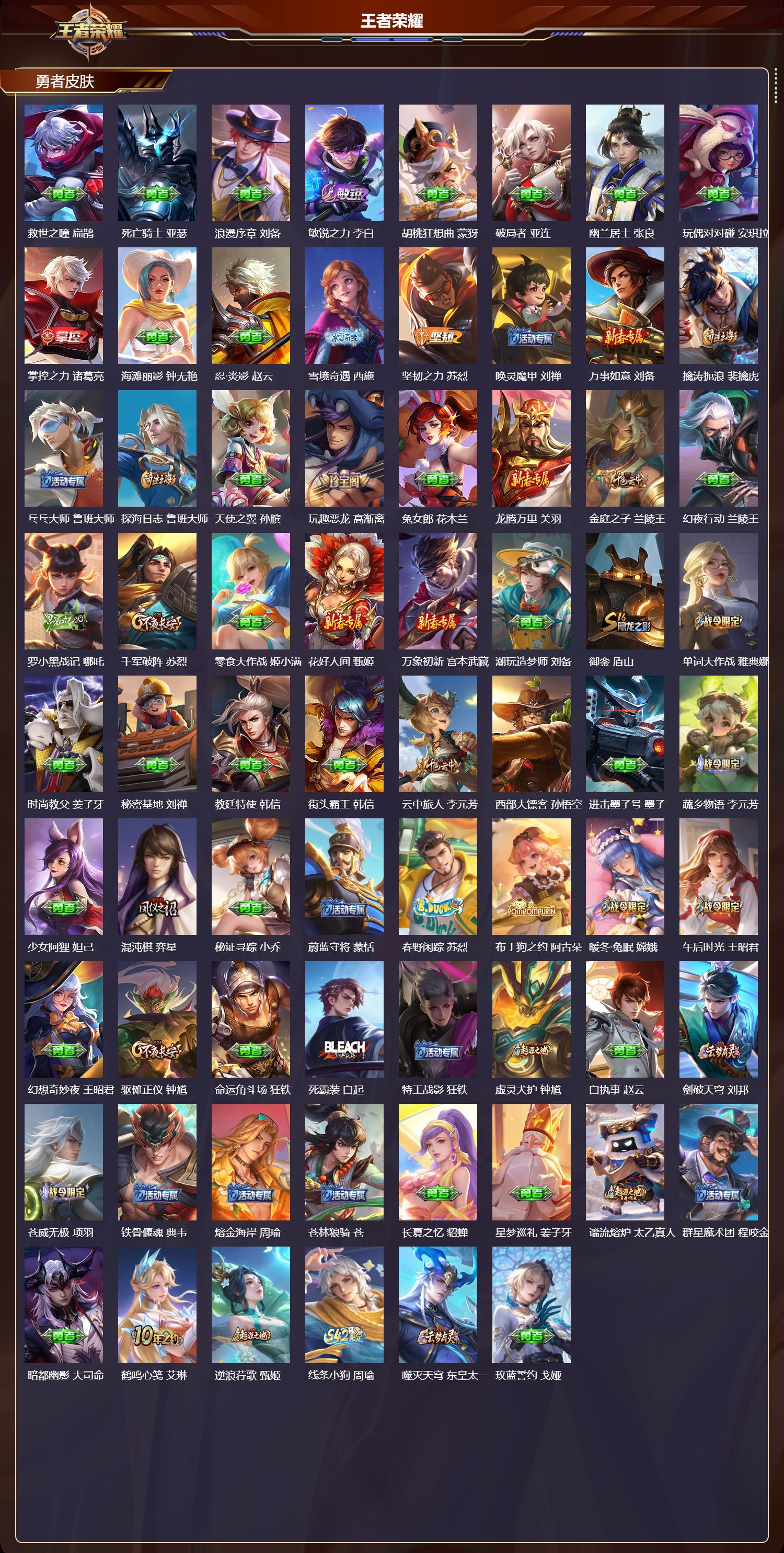 WZQM4160172王者荣耀账号详情图5