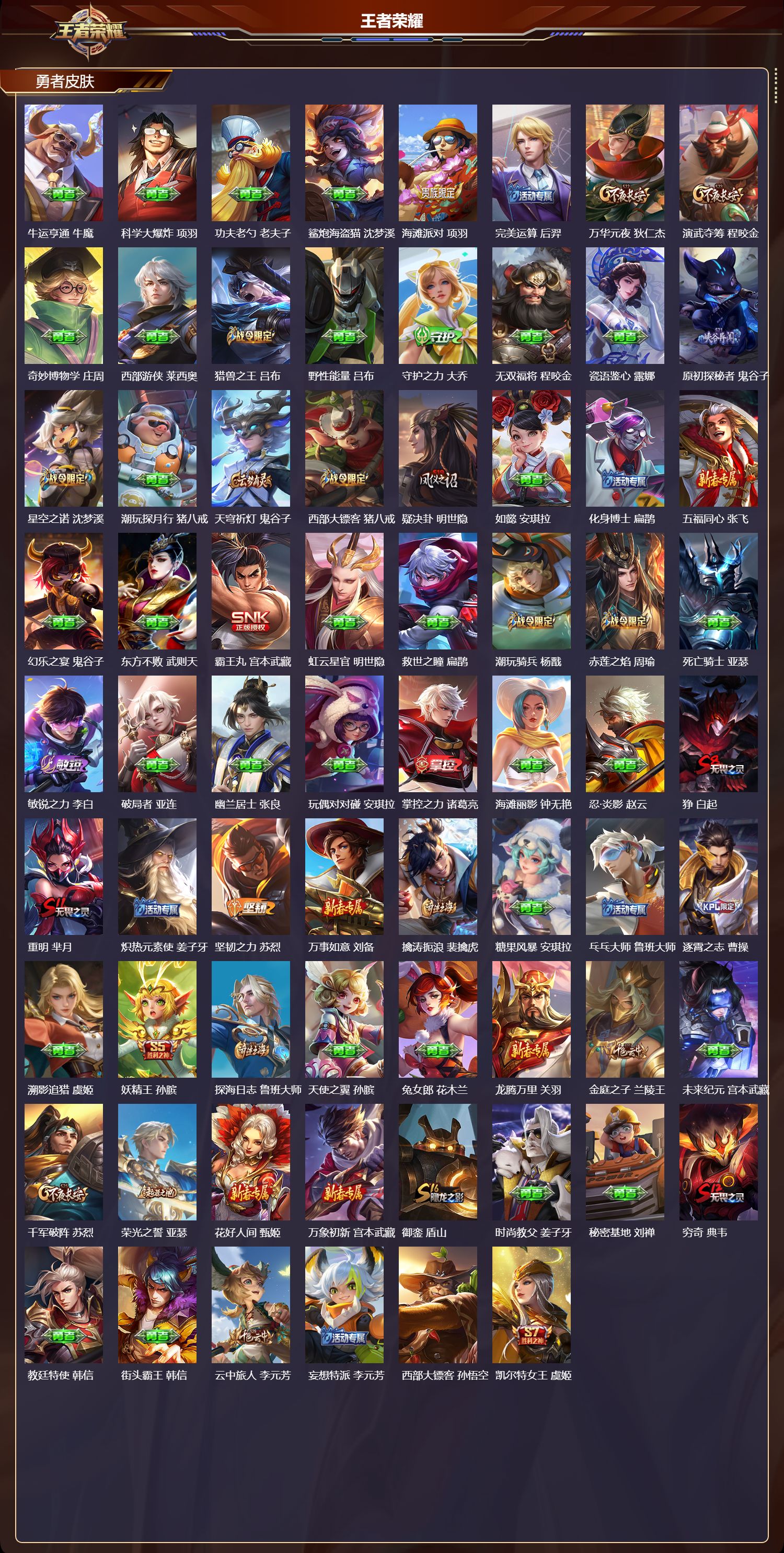 WZQM4160182王者荣耀账号详情图5