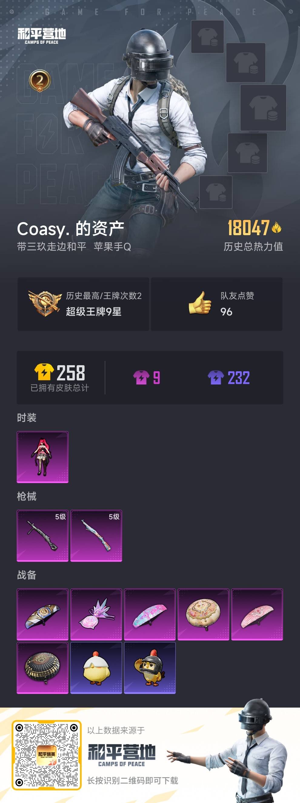 HPSJ480538和平精英账号详情图8 HPSJ480538和平精英账号详情图8