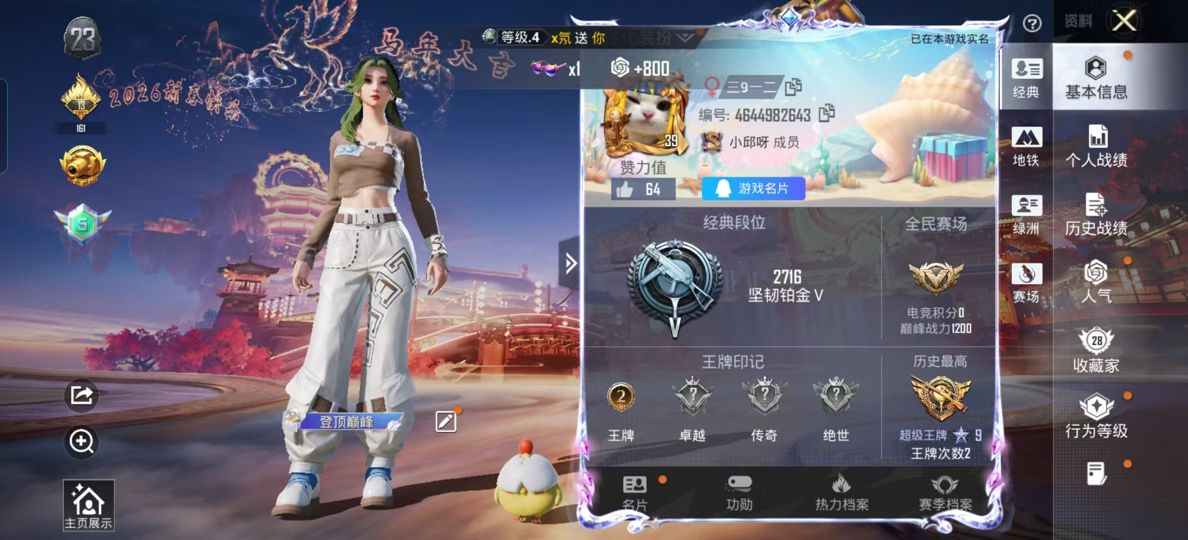 HPSJ480571和平精英账号详情图3 HPSJ480571和平精英账号详情图3