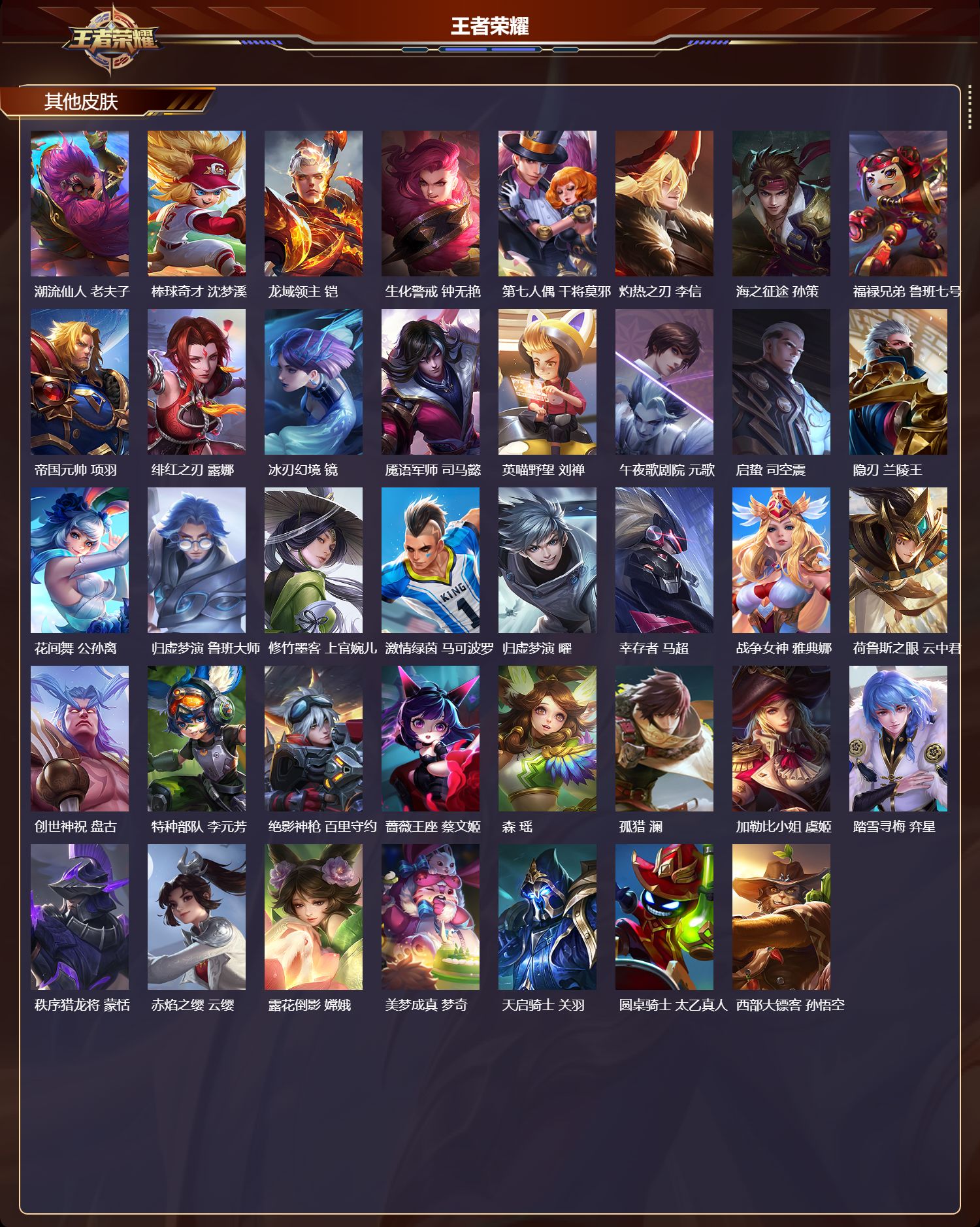 WZQM4153838王者荣耀账号详情图6