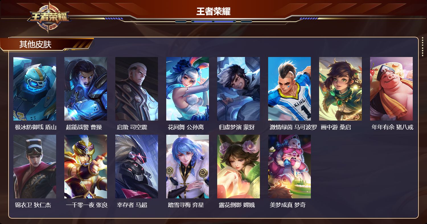 WZMK4153715王者荣耀账号详情图3 WZMK4153715王者荣耀账号详情图3