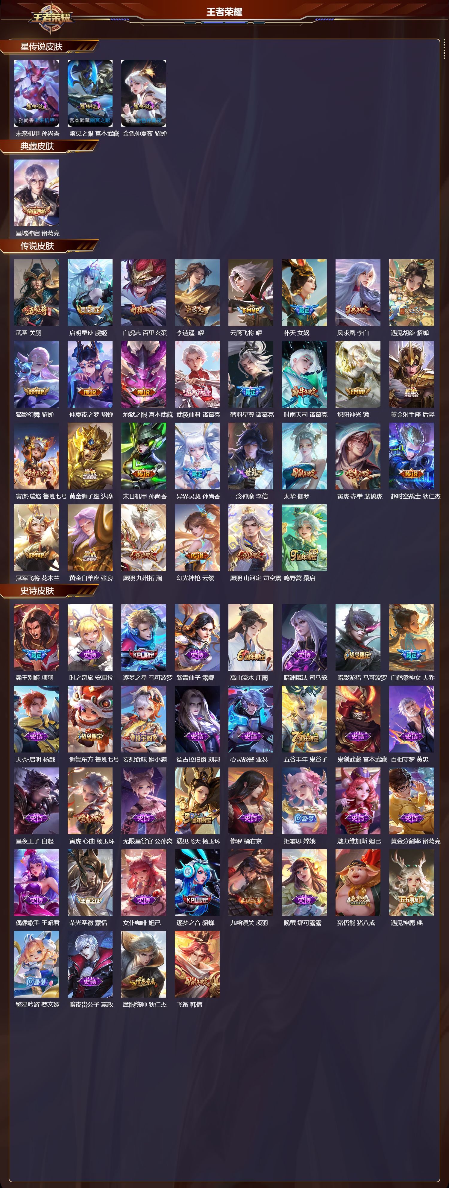 WZMK4153714王者荣耀账号详情图2 WZMK4153714王者荣耀账号详情图2