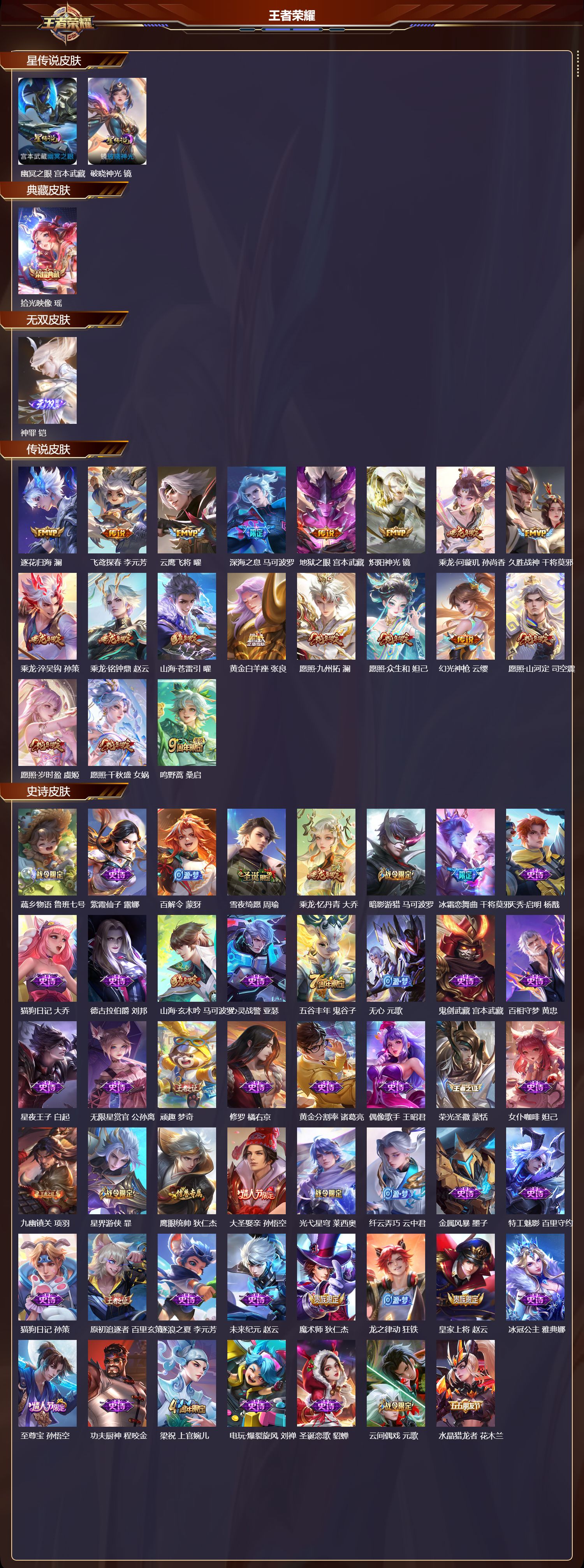 WZQM4153677王者荣耀账号详情图3