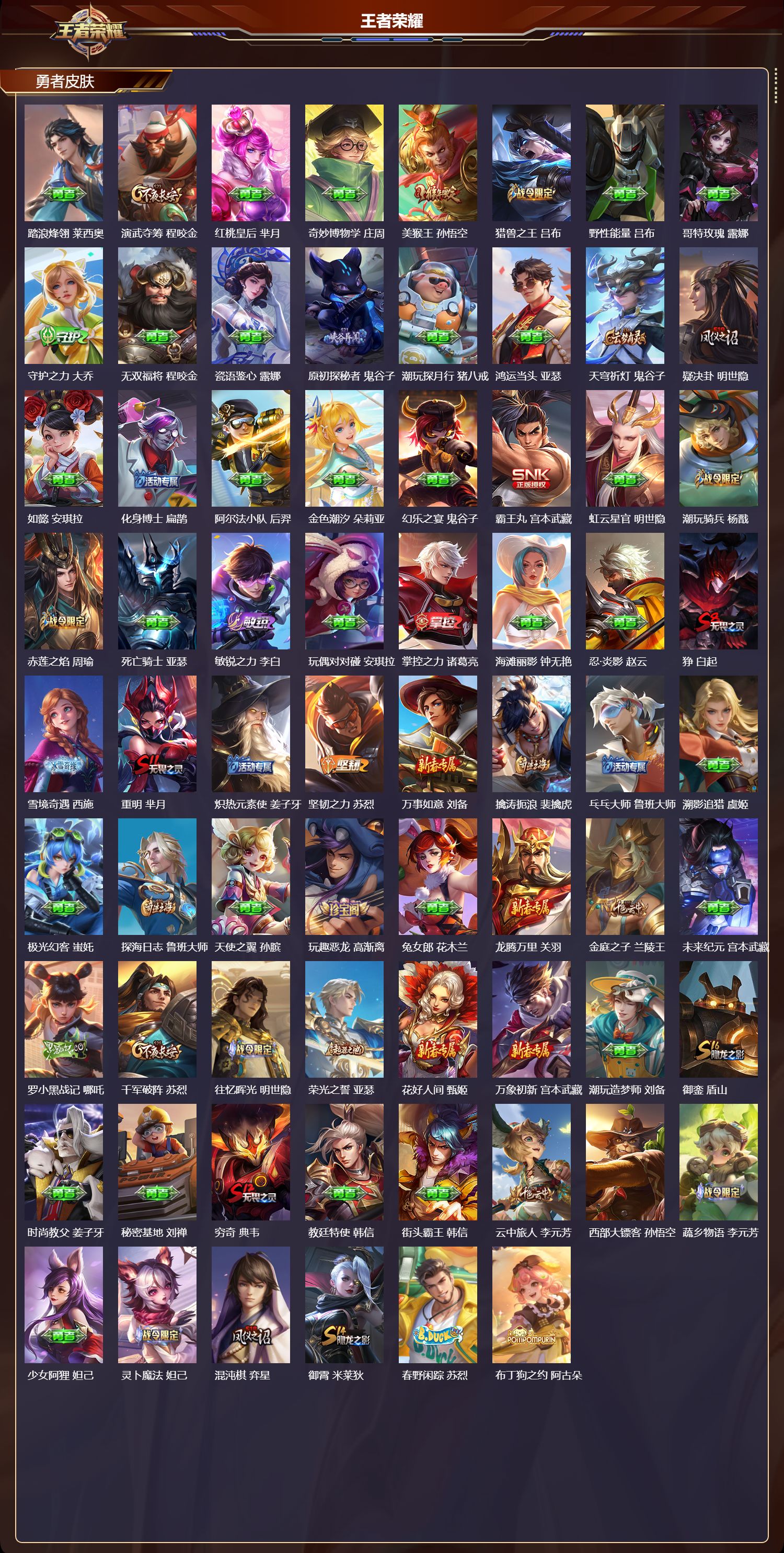 WZQM4154123王者荣耀账号详情图5