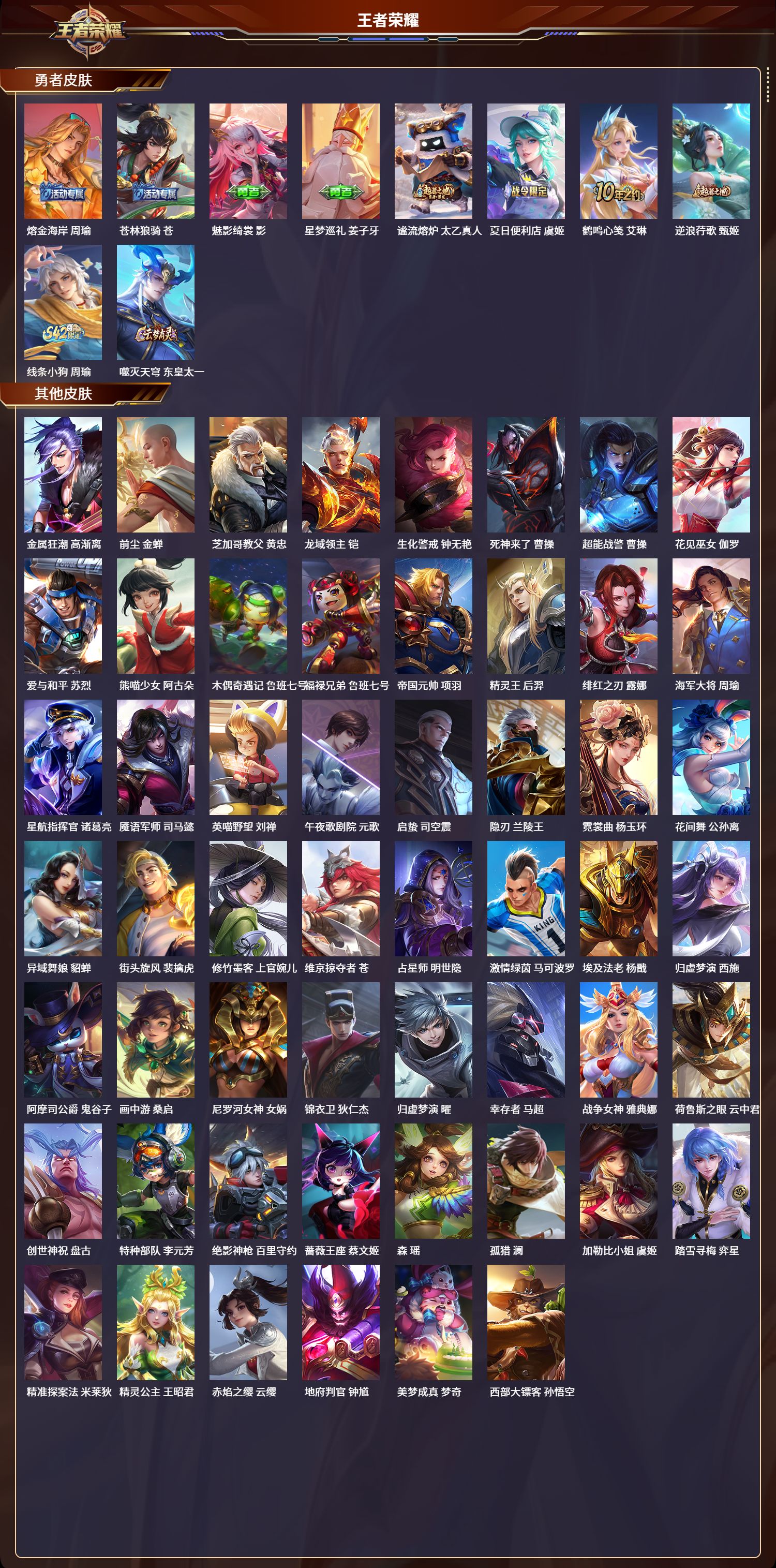 WZLX4222322王者荣耀账号详情图6 WZLX4222322王者荣耀账号详情图6