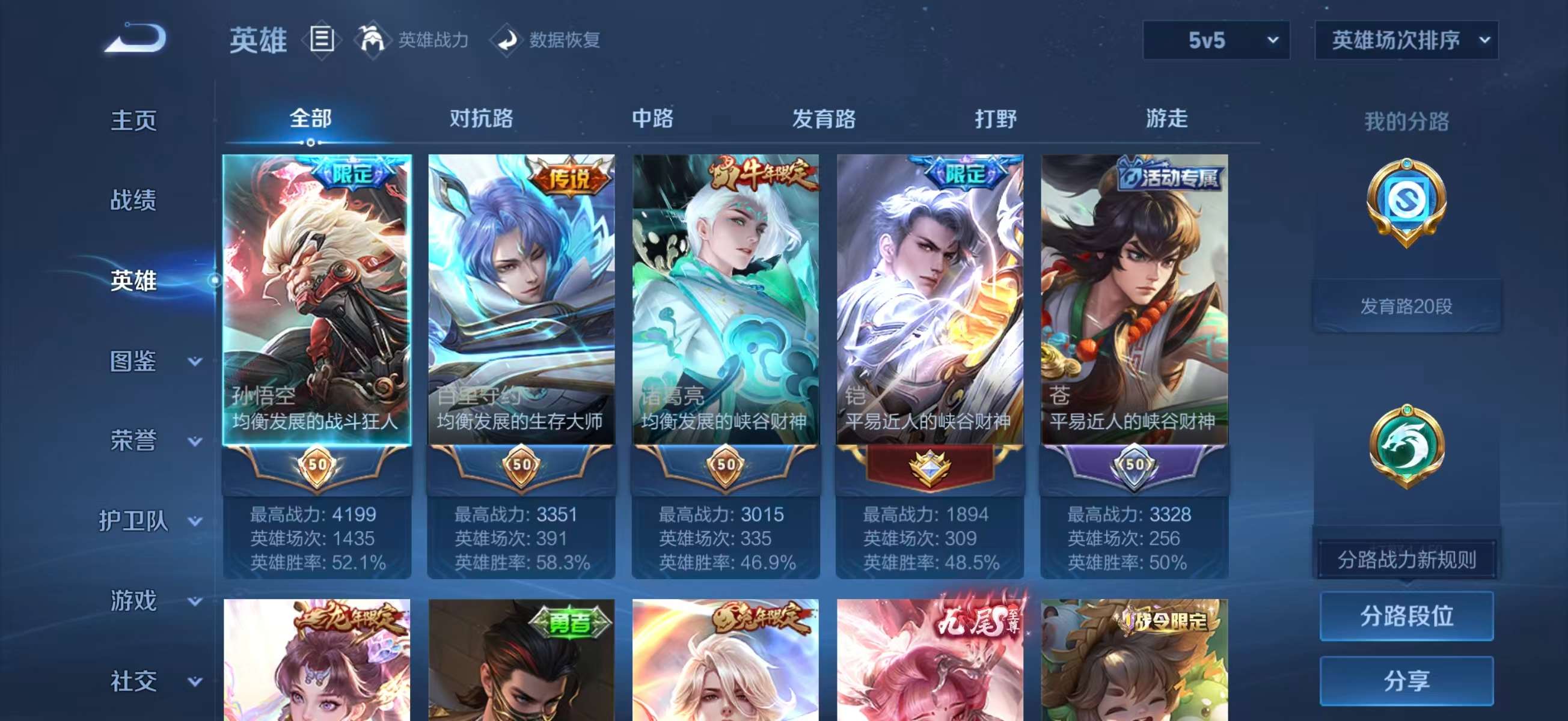 WZCMW4152100王者荣耀账号详情图4