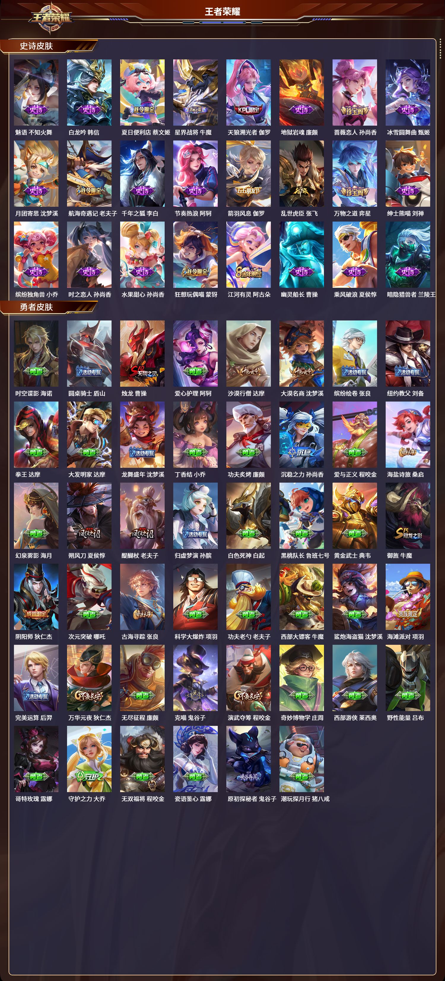 WZLX4222322王者荣耀账号详情图4 WZLX4222322王者荣耀账号详情图4