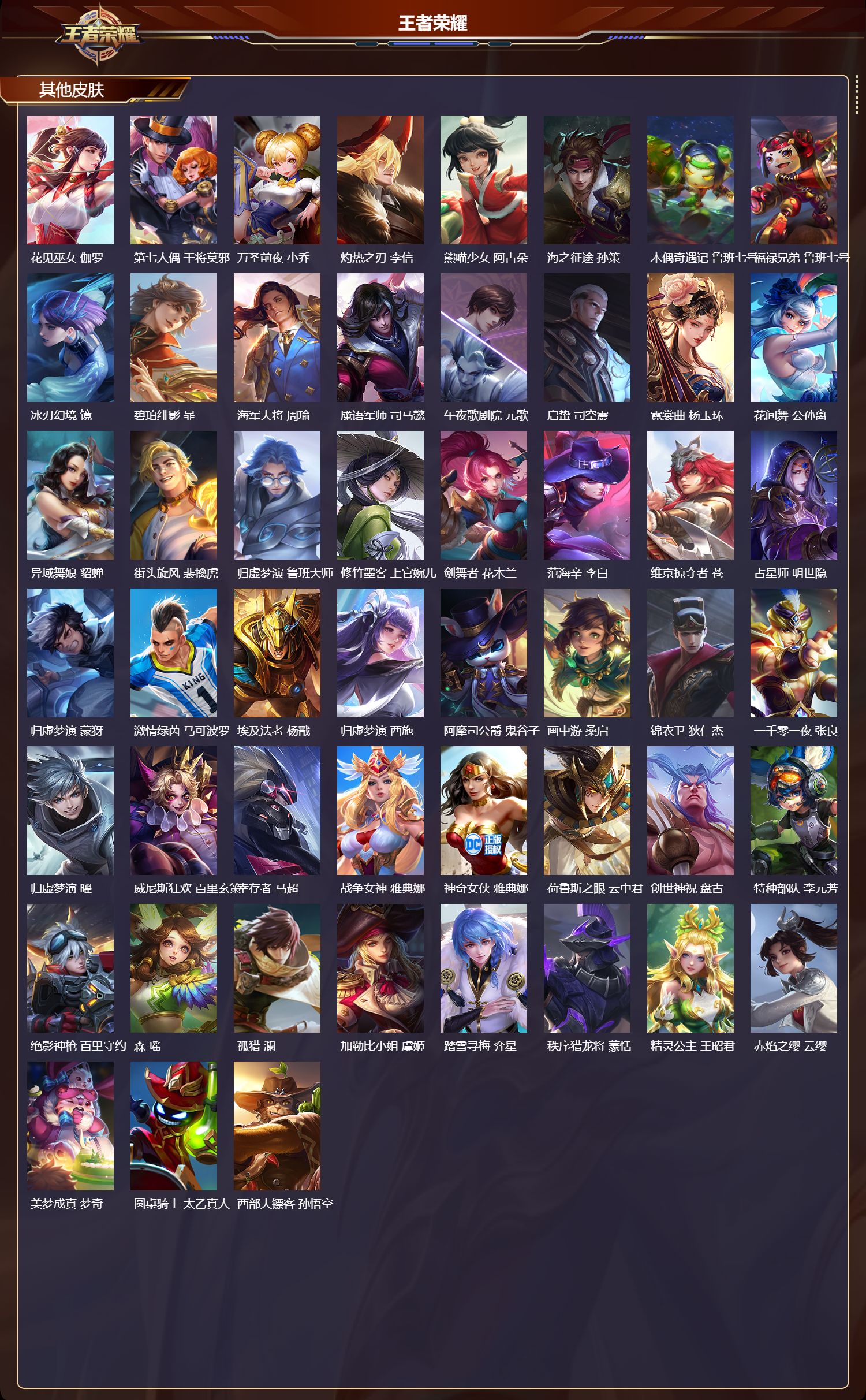 WZMK4153662王者荣耀账号详情图5