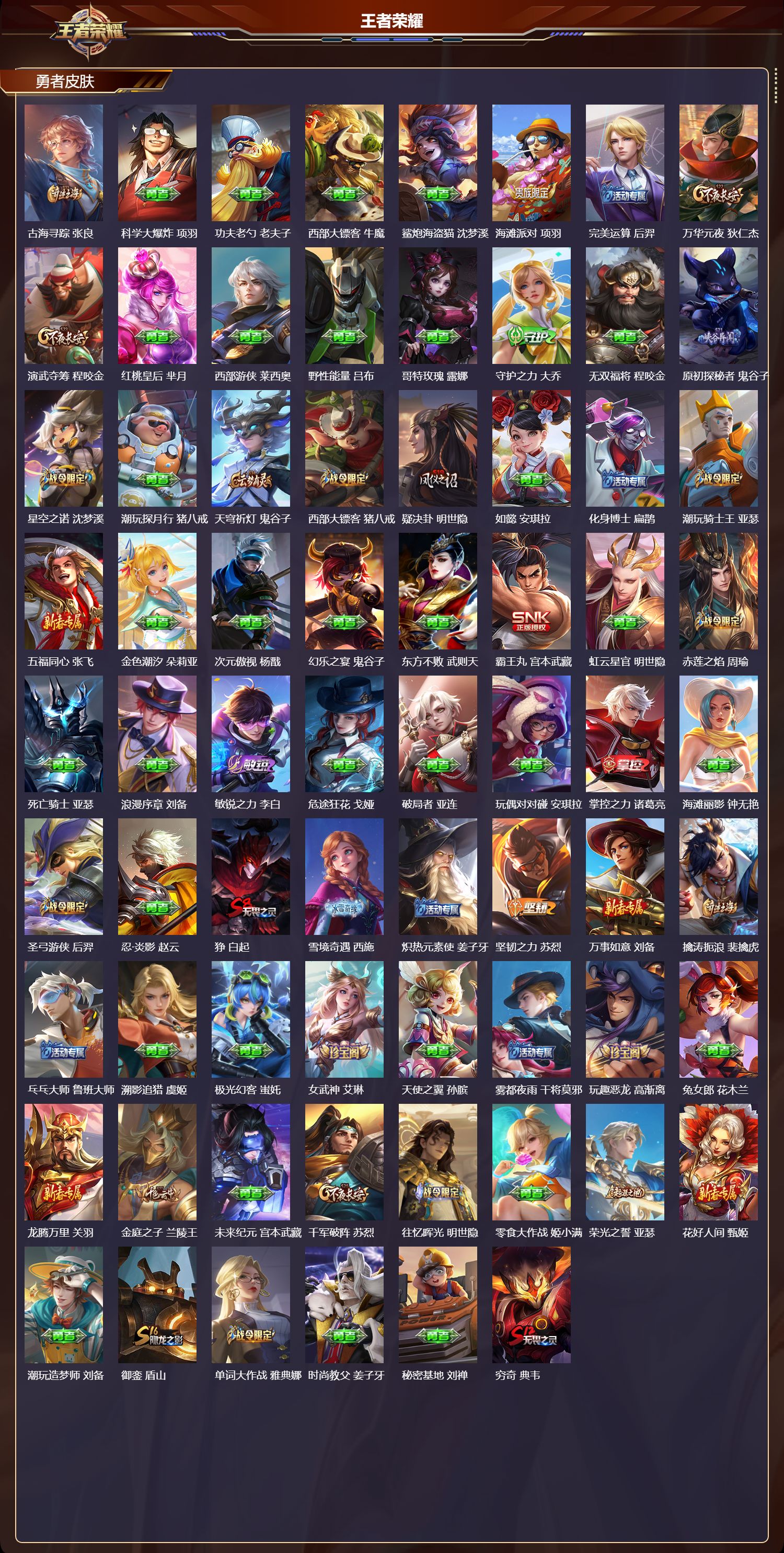 WZQM4154122王者荣耀账号详情图5