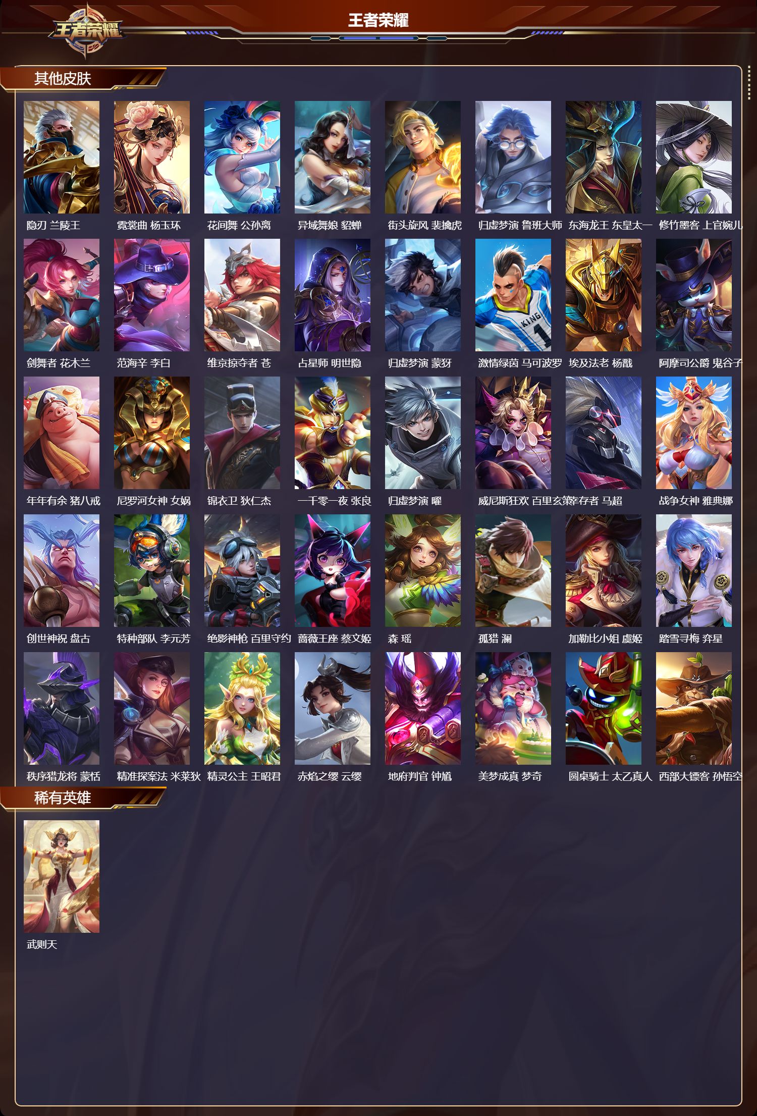 WZMK4153725王者荣耀账号详情图5