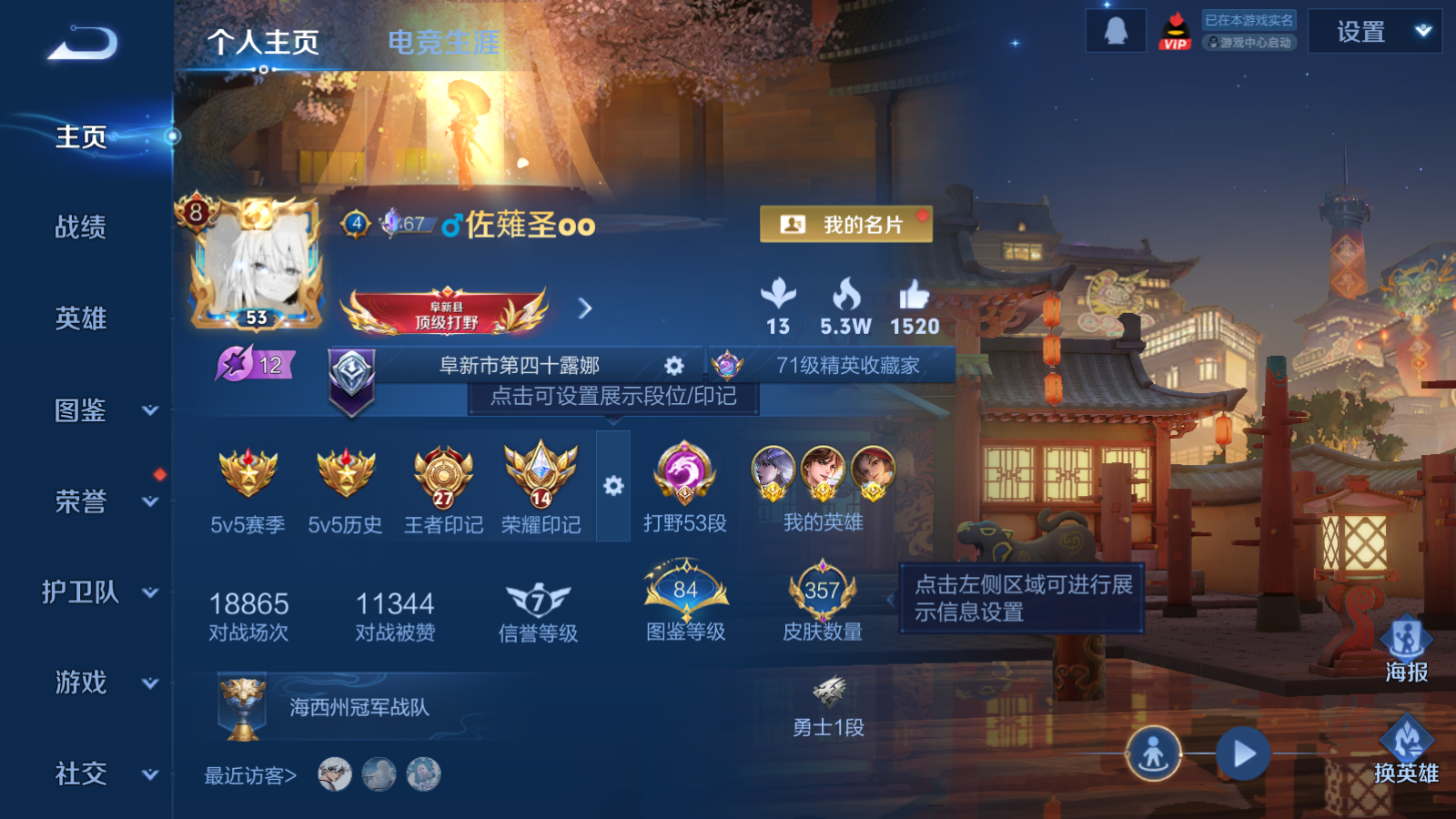 WZCMW4156171王者荣耀账号详情图2