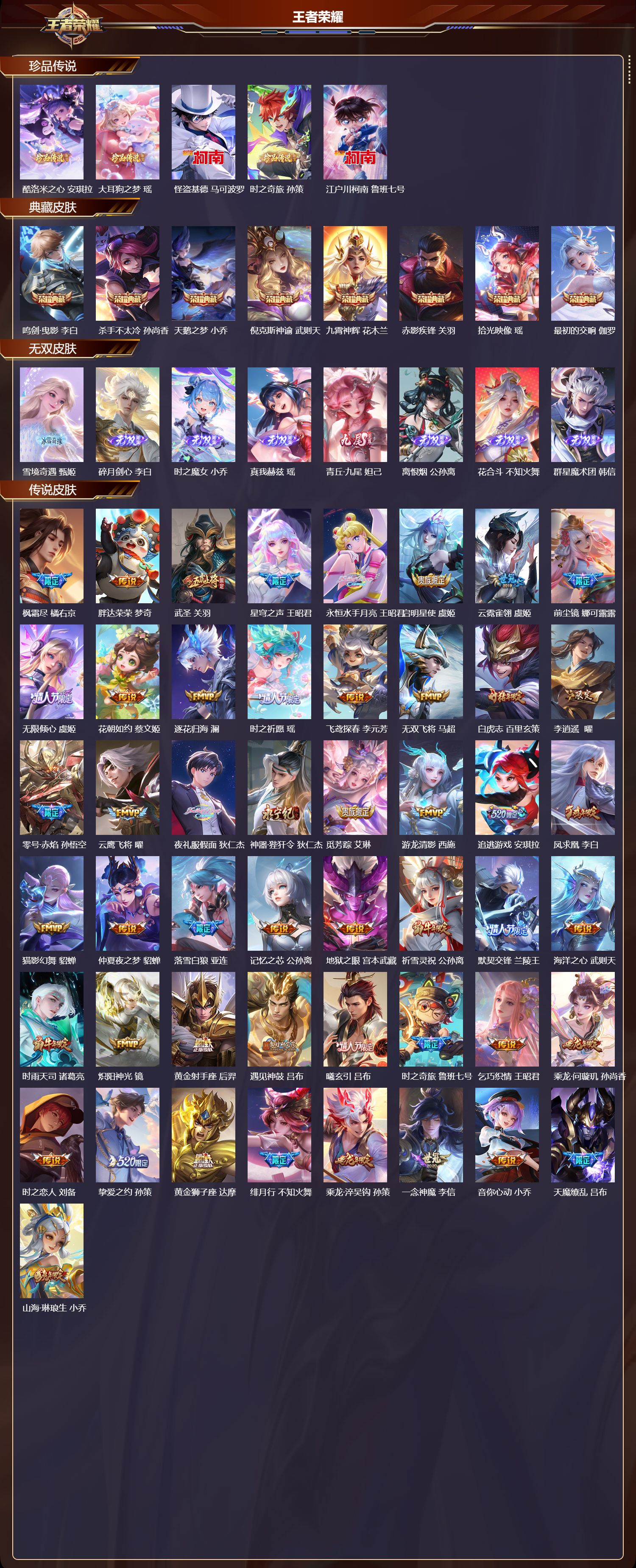 WZCMW4154168王者荣耀账号详情图2