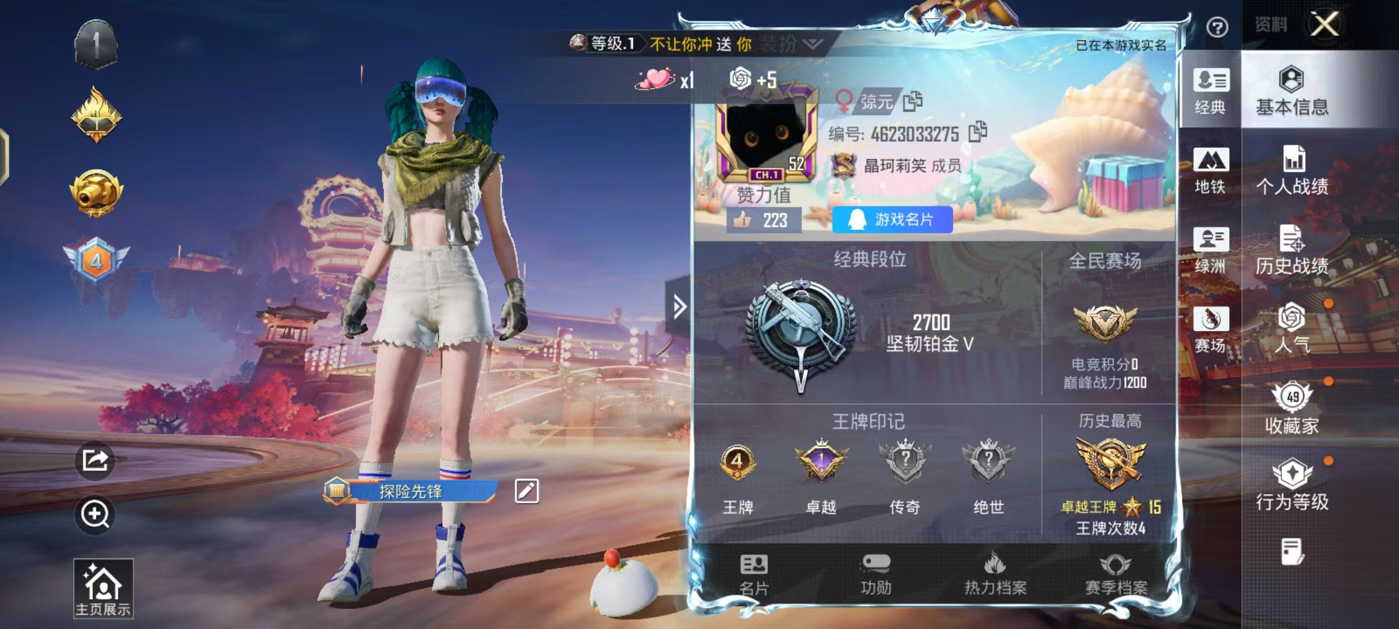 HPCMW485086和平精英账号详情图3