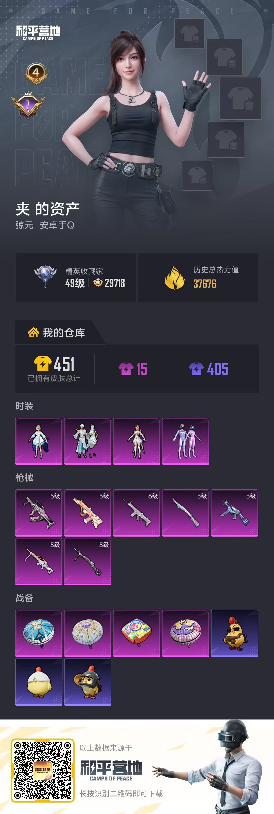 HPCMW485086和平精英账号详情图5