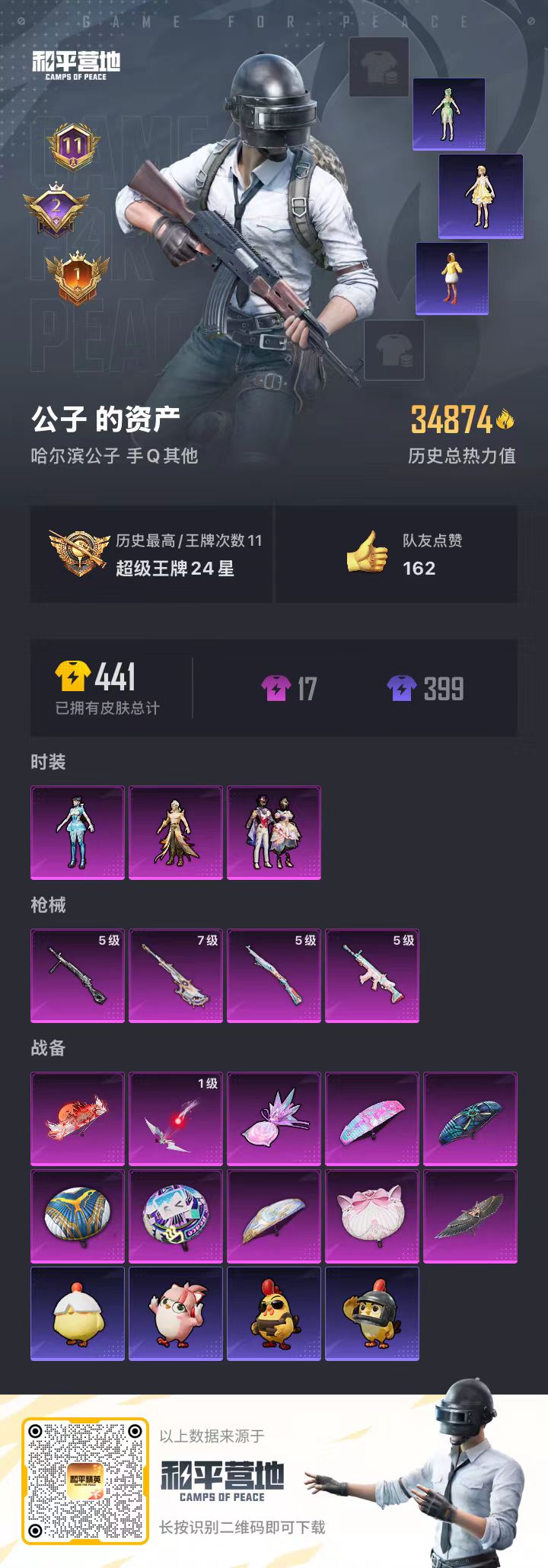 HPCMW485206和平精英账号详情图5