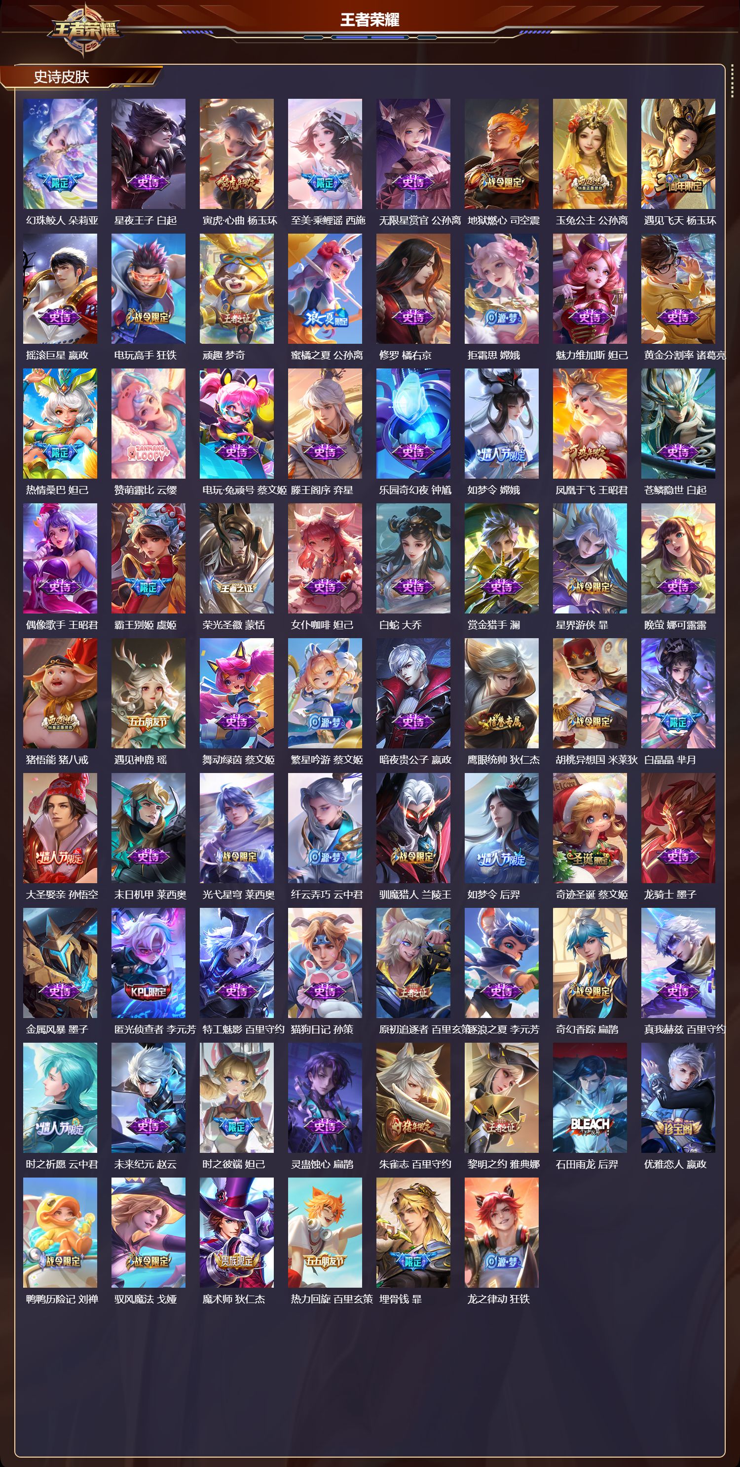 WZCMW4154168王者荣耀账号详情图4